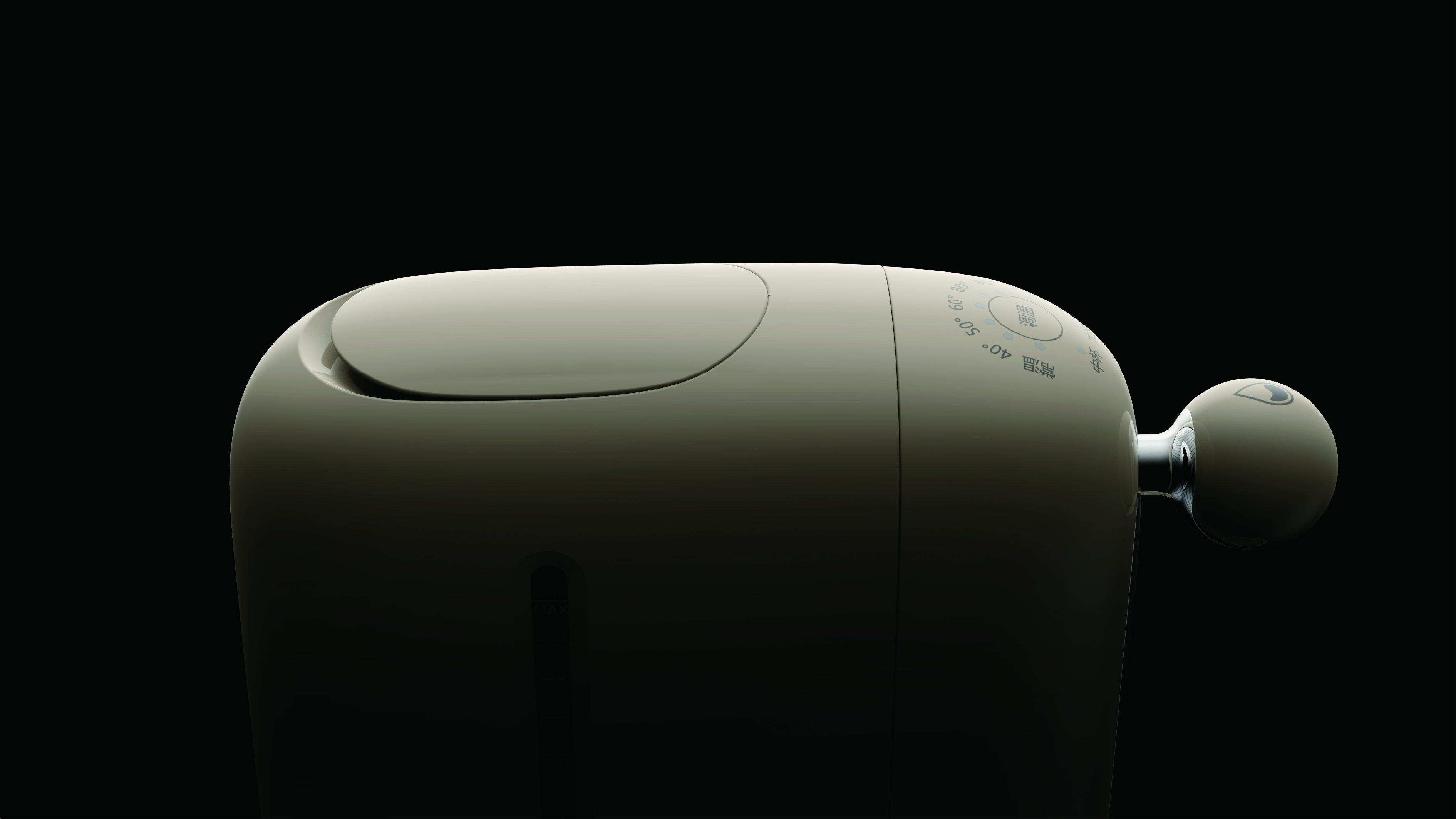 Water dispenser，product design，Retro，round ball，Paddle，household，to work in an office，