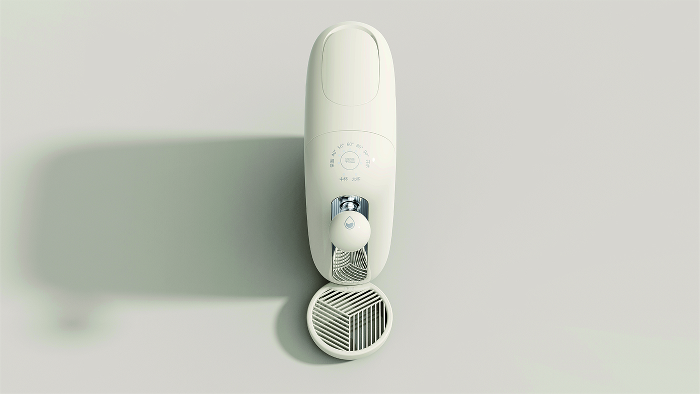 Water dispenser，product design，Retro，round ball，Paddle，household，to work in an office，