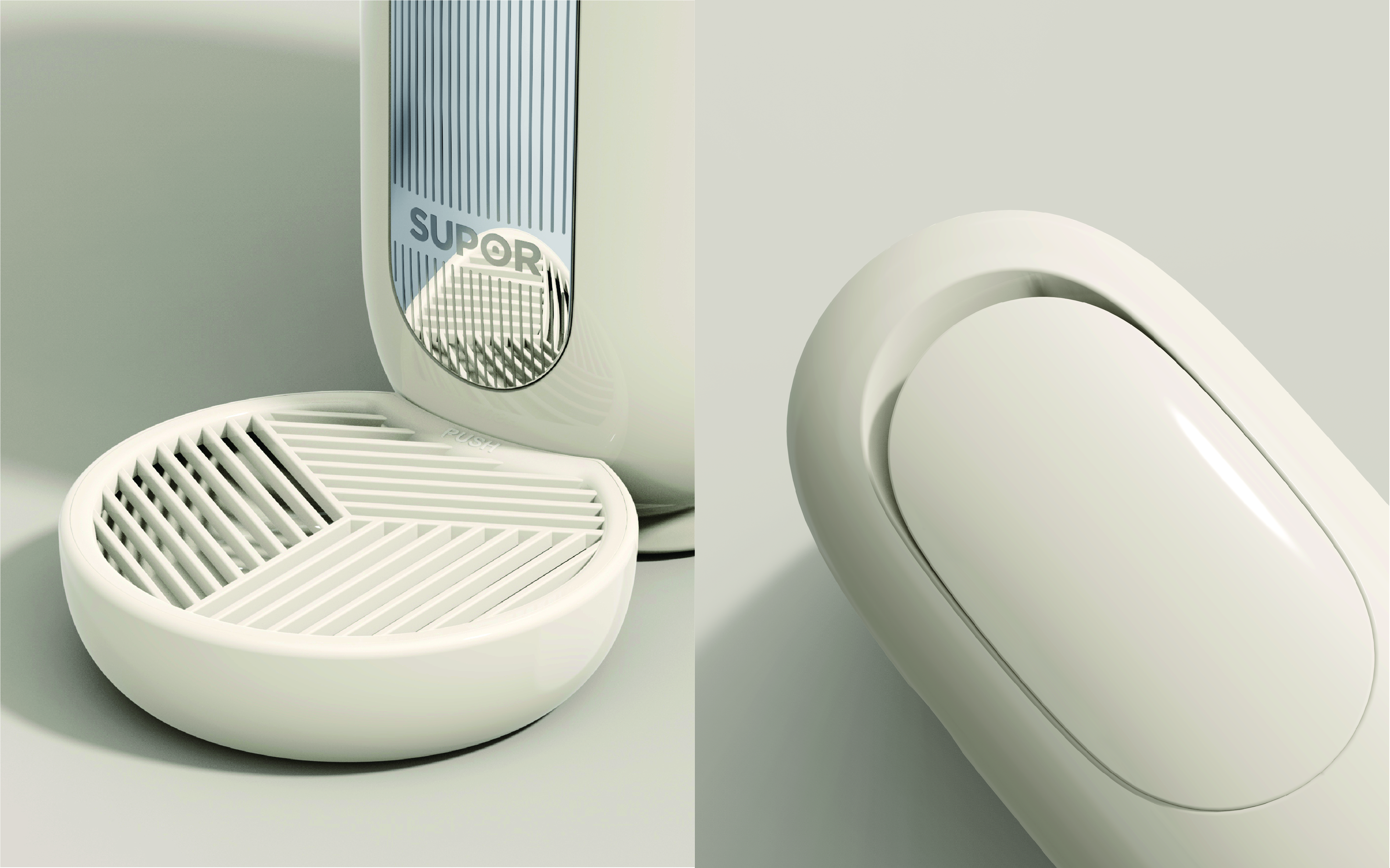 Water dispenser，product design，Retro，round ball，Paddle，household，to work in an office，