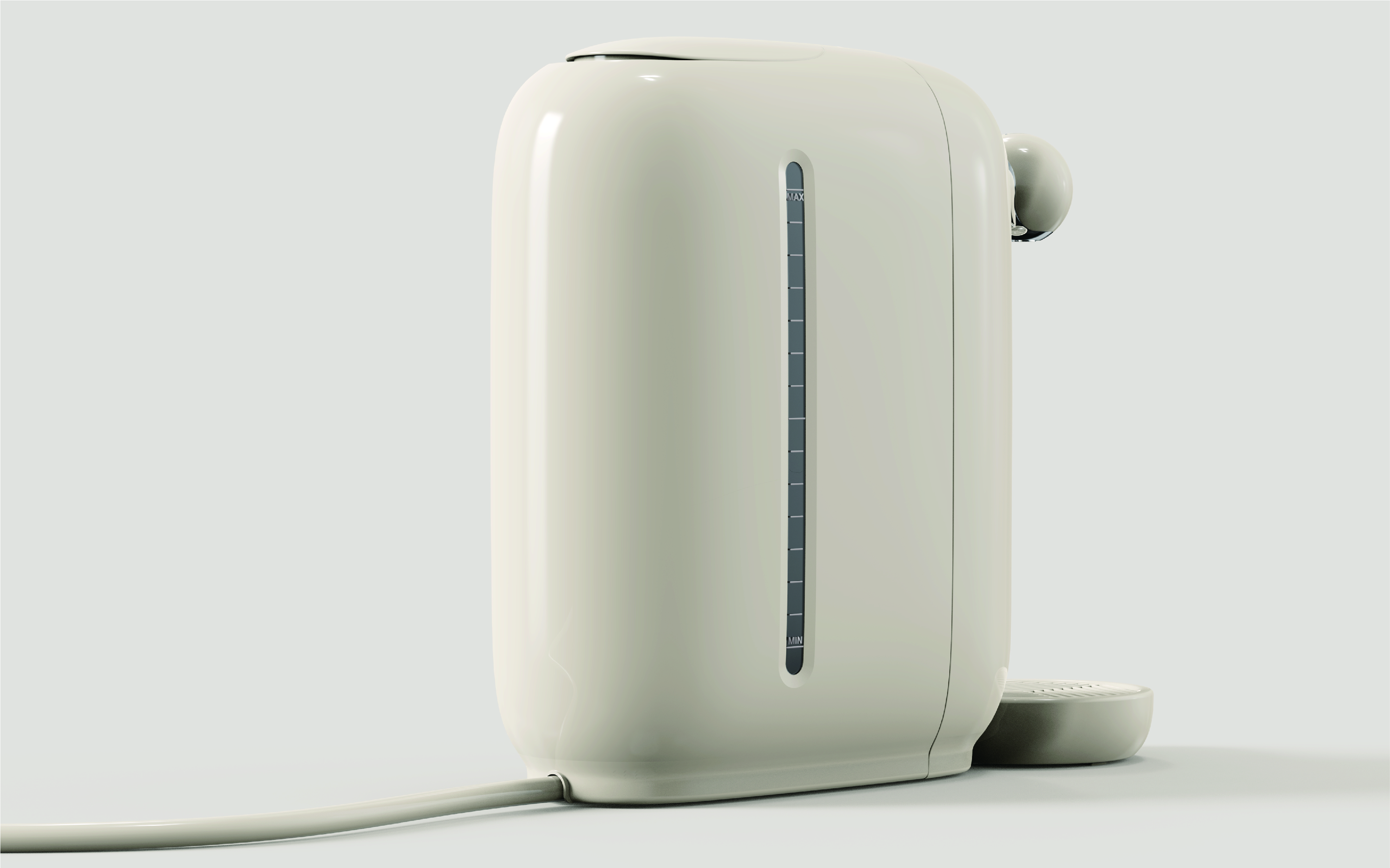 Water dispenser，product design，Retro，round ball，Paddle，household，to work in an office，