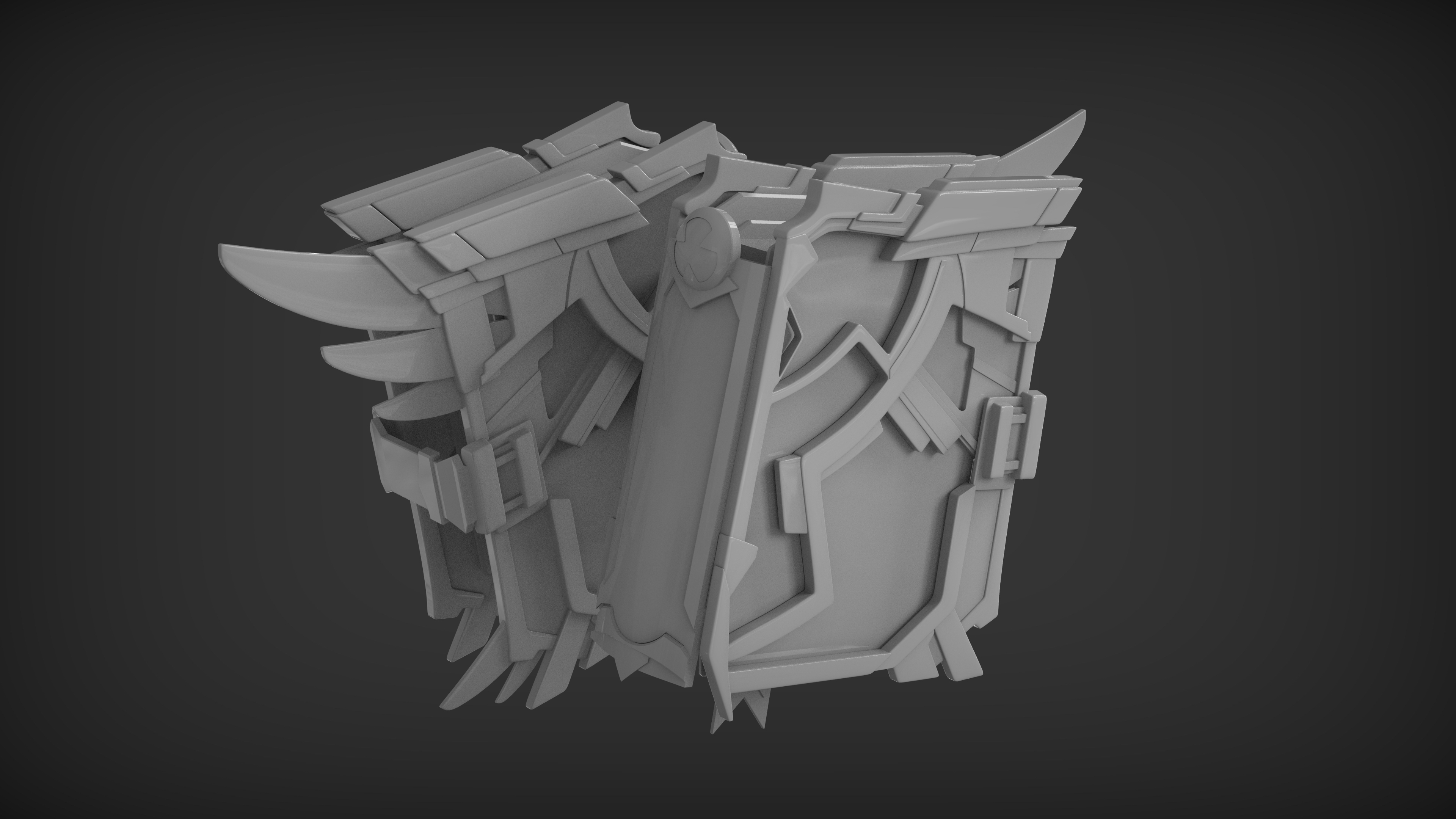 Original God，Game Modeling，daily，Subdivision modeling，Grid modeling，