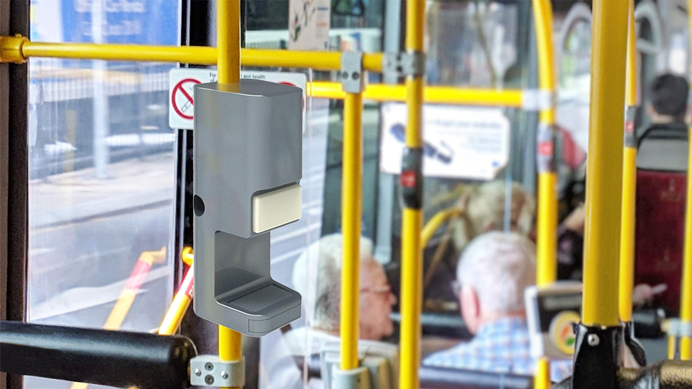 Liquid soap，bus，hygiene，concept，