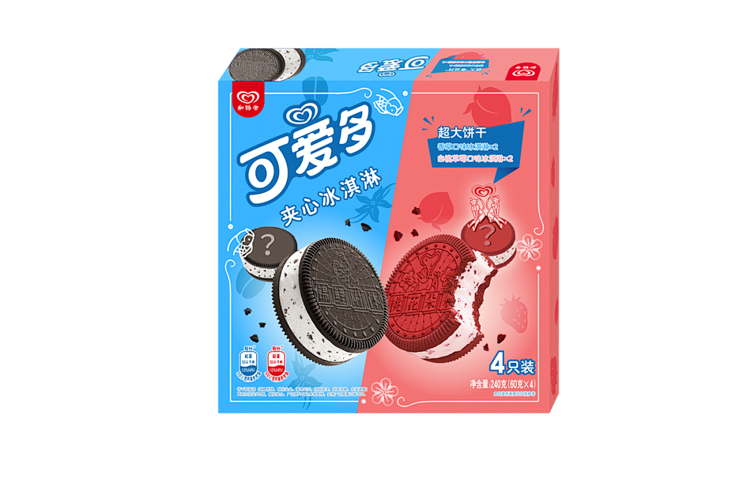 Cornetto ，Ice cream packaging，Wall's ，packing design，Graphic Artist Designer，pattern design ，