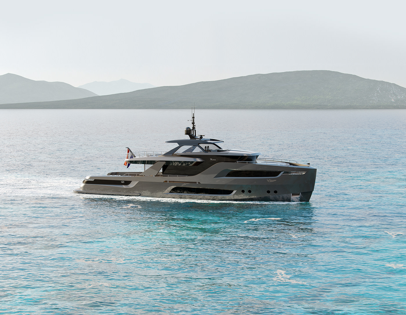yacht，luxury，cgi，Render，