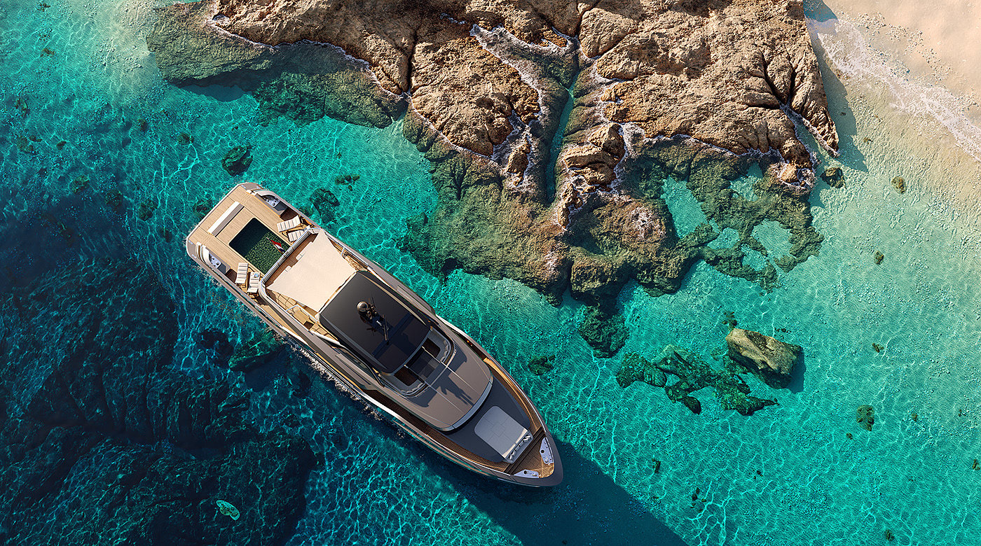 yacht，luxury，cgi，Render，