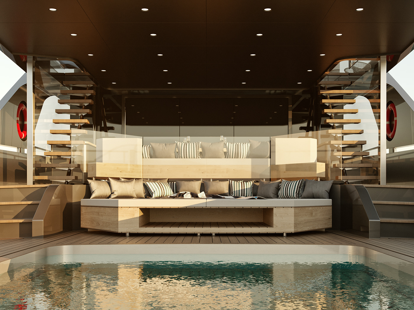 yacht，luxury，cgi，Render，
