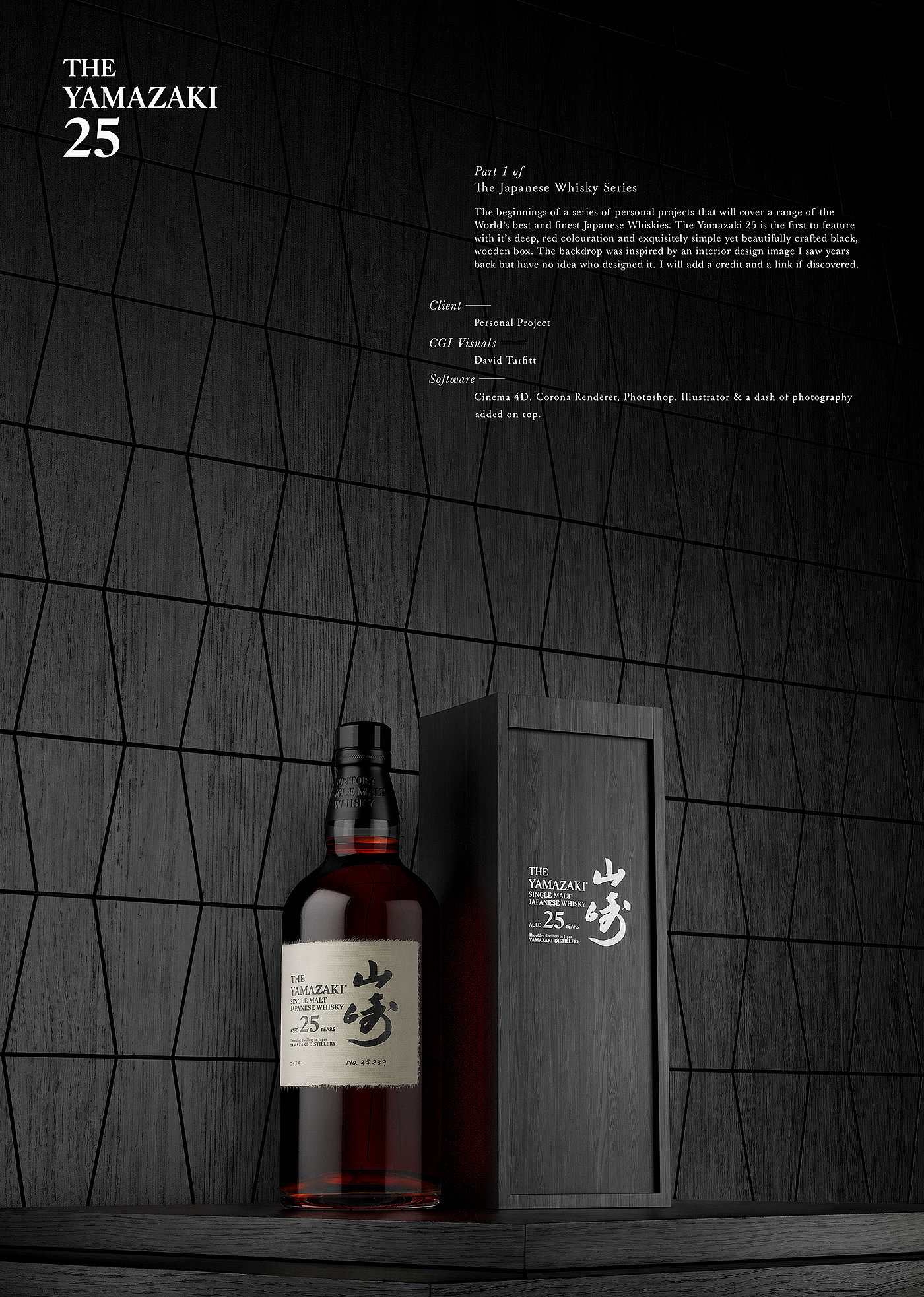 Whisky，The wine bottle，cgi，