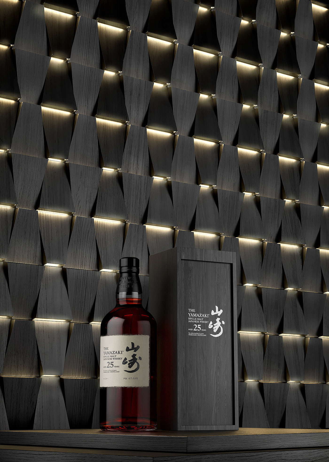 Whisky，The wine bottle，cgi，