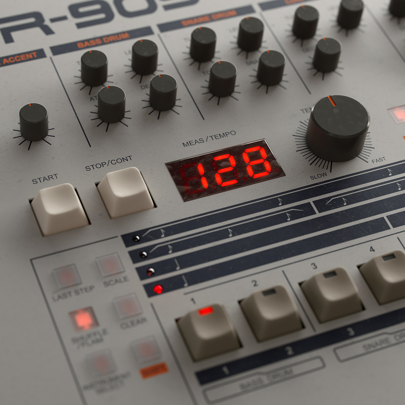 Musical Instruments，visualization，cgi，Render，