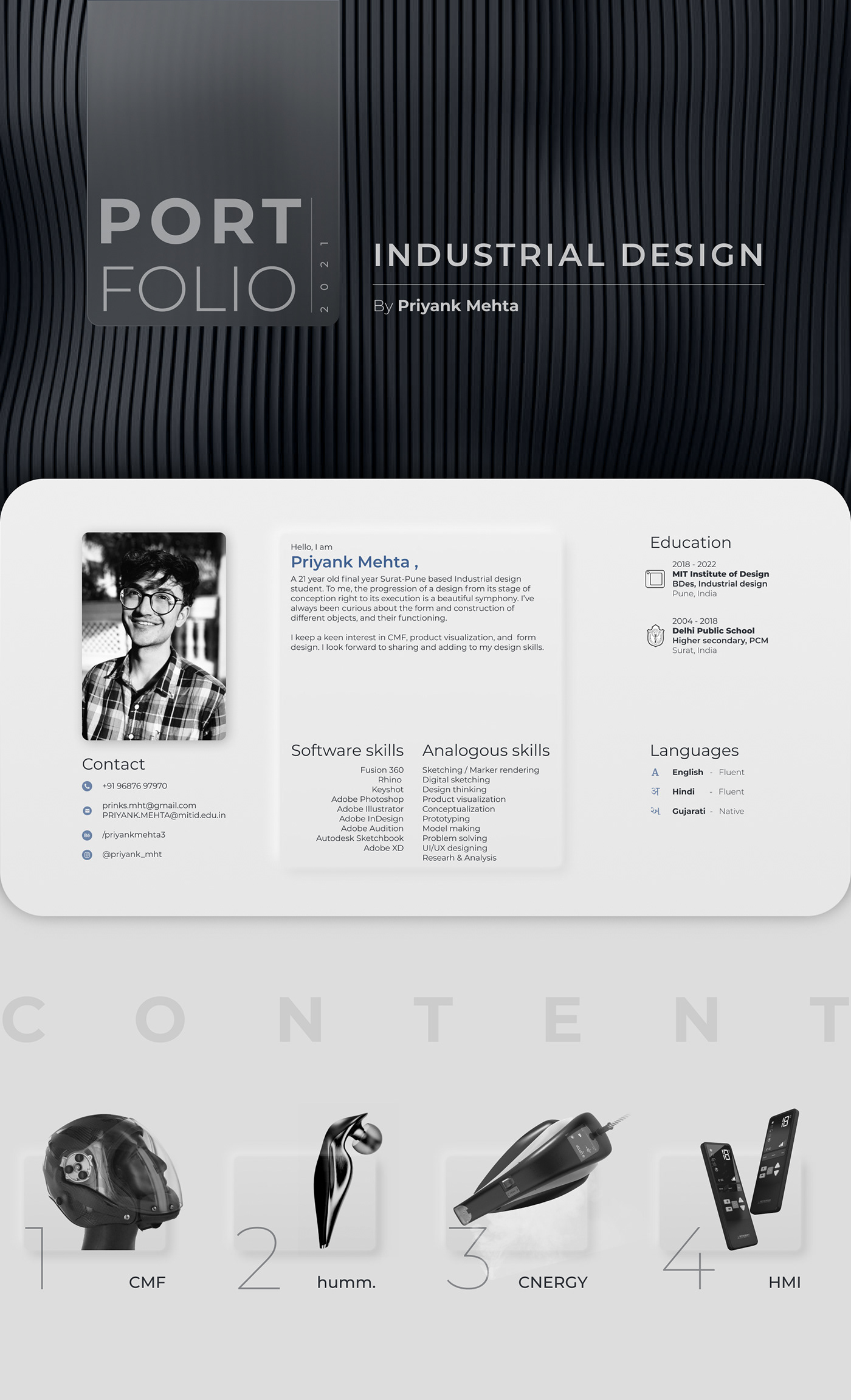 Priyank Mehta，intelligence，sample reels，portfolio，