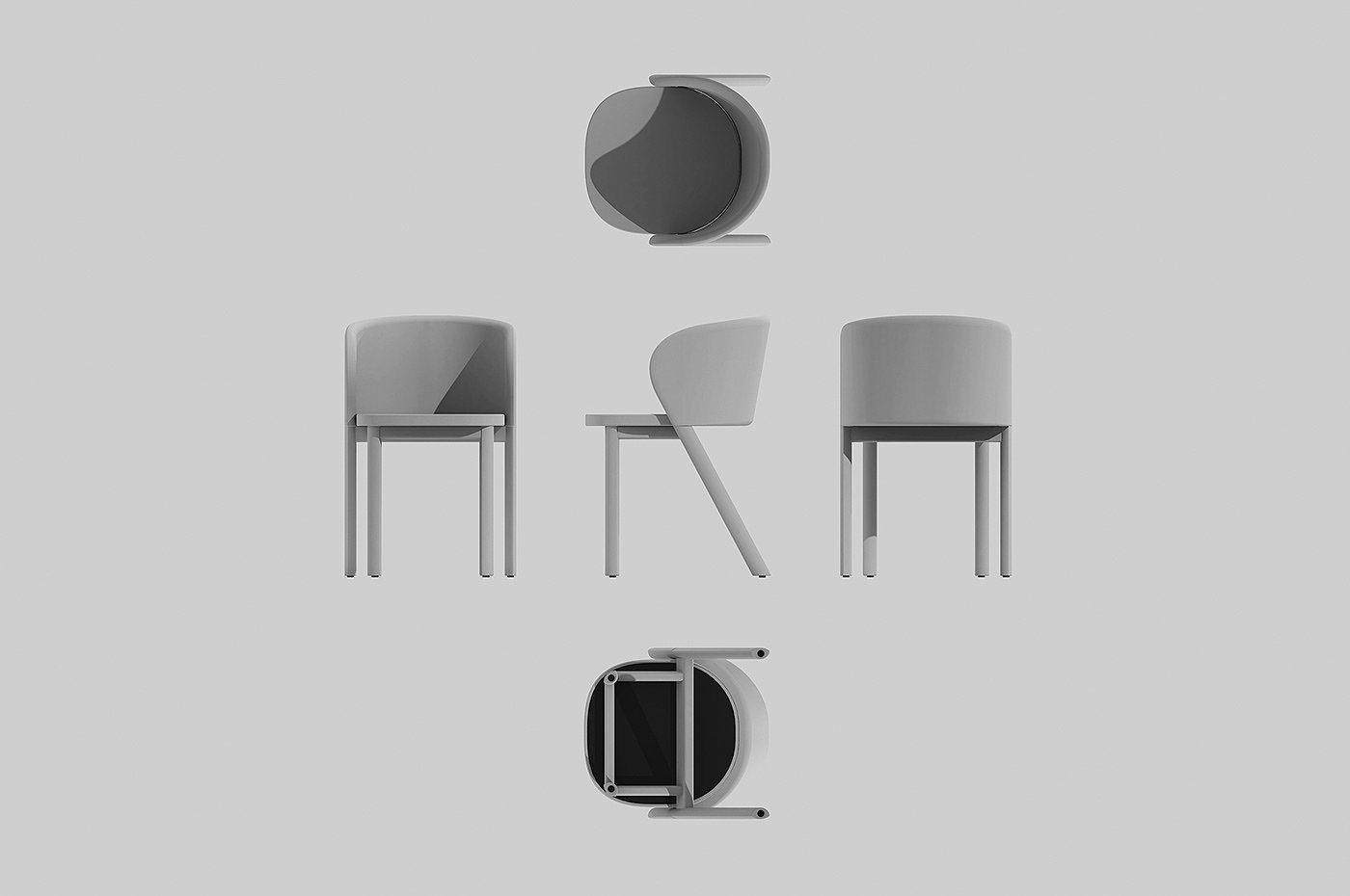 座椅，椅子，Daniel Vieira，NEW GONÇALO CHAIR，金属椅，