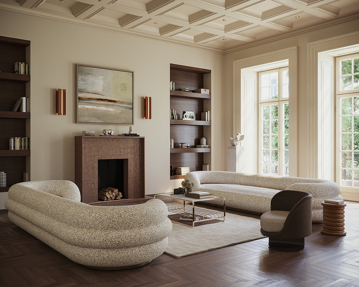 Interior design，Europe，cozy，