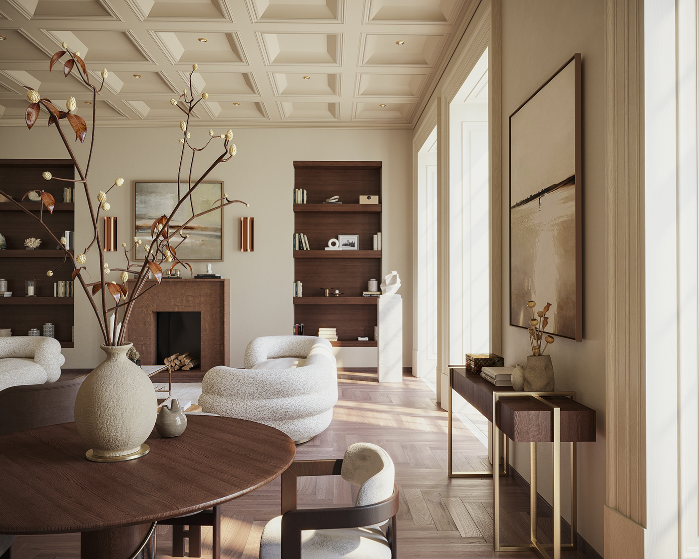 Interior design，Europe，cozy，