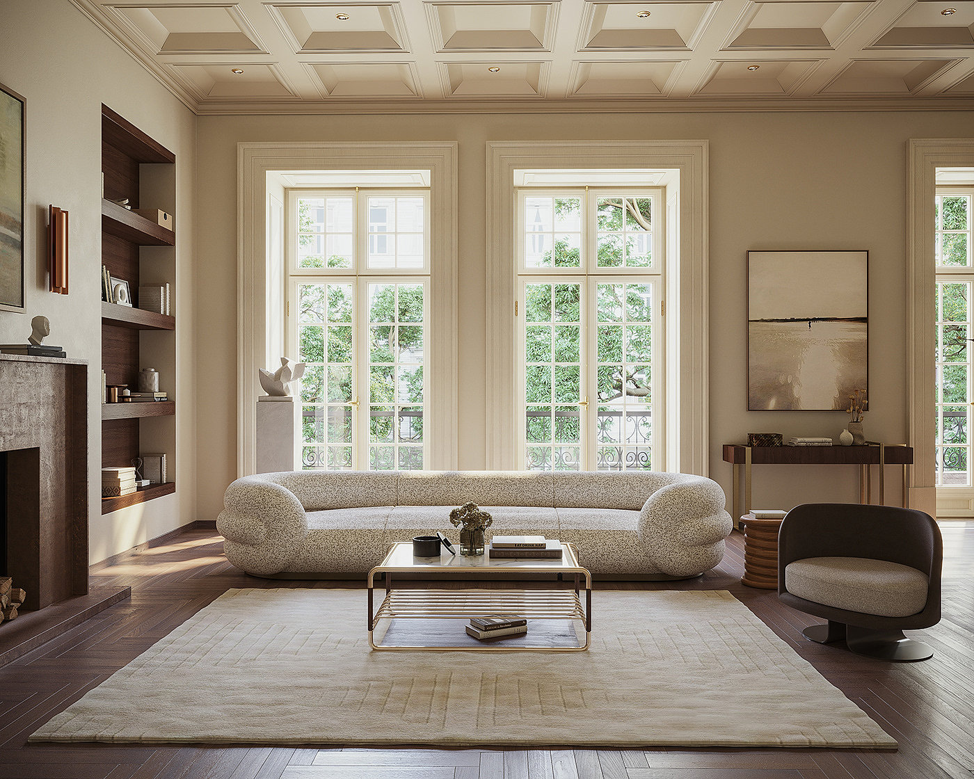 Interior design，Europe，cozy，