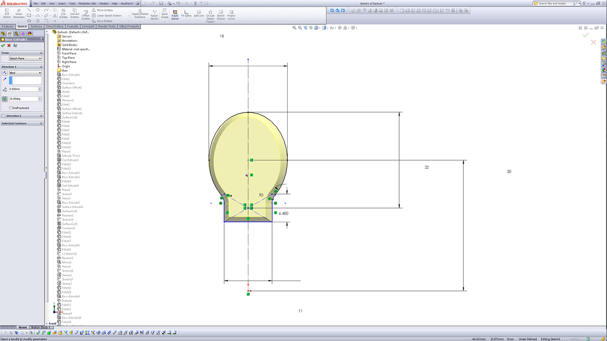 audio frequency，headset，modeling，product design，design process ，
