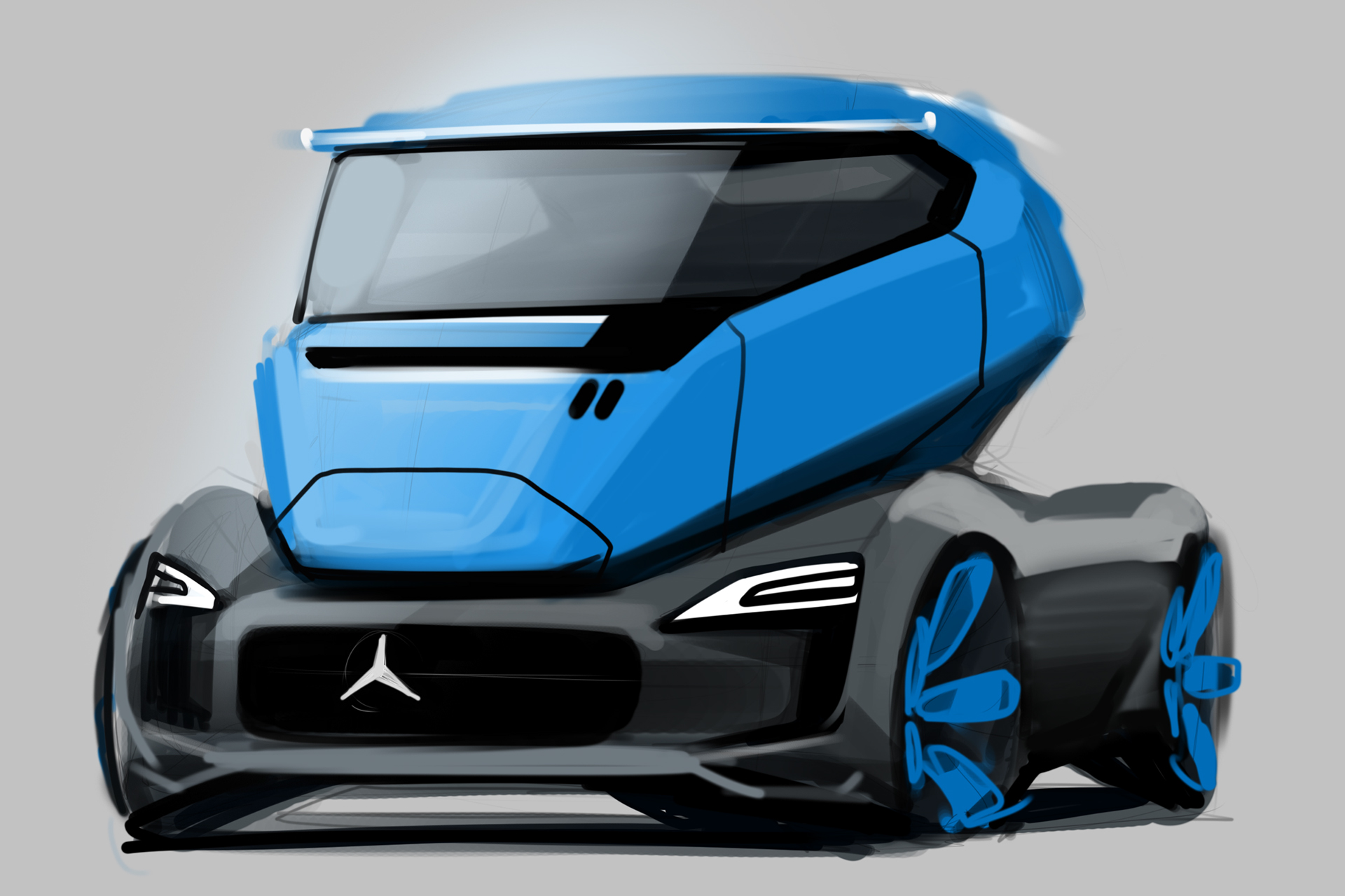 Hand drawn，automobile，ps，