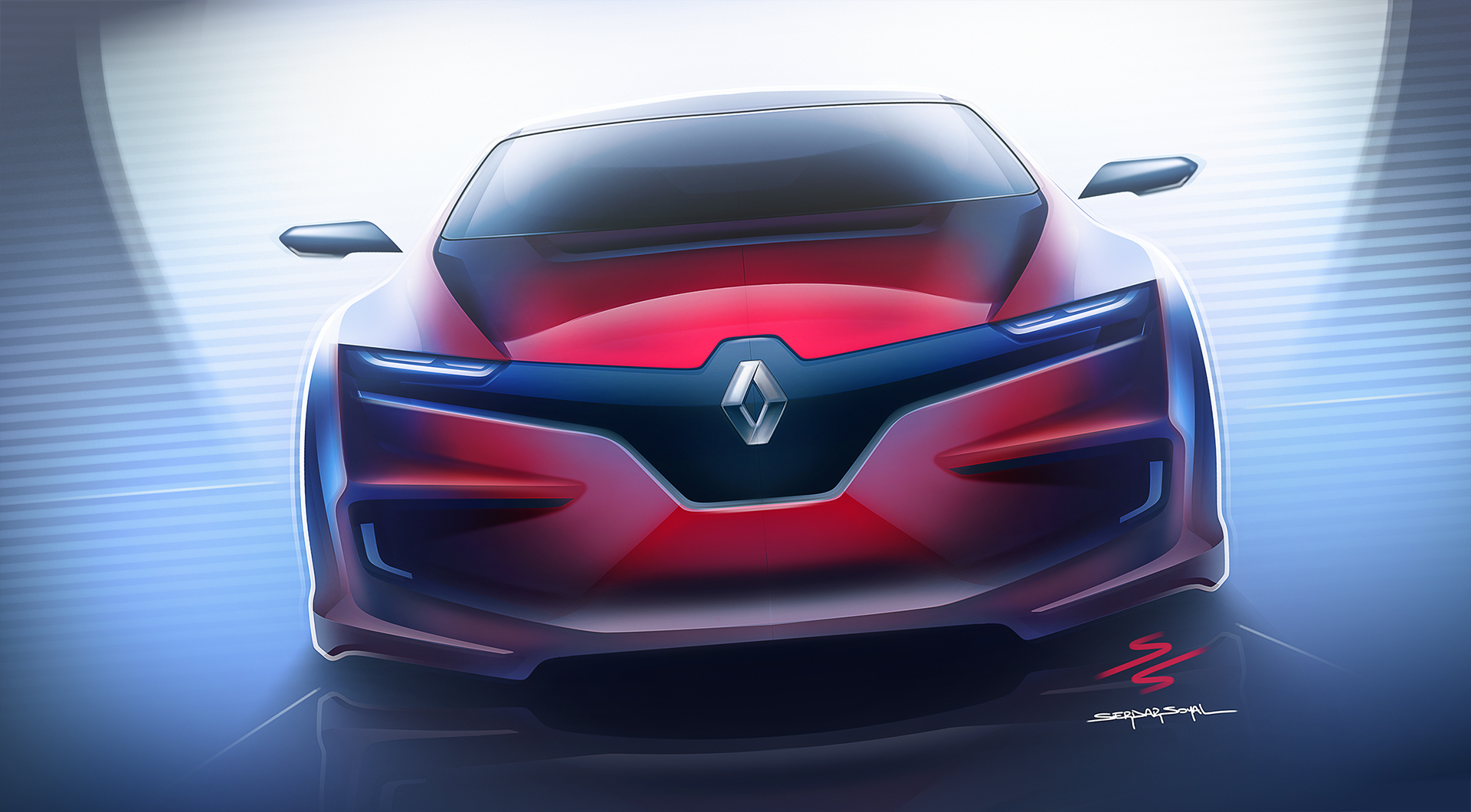 Hand drawn，automobile，ps，