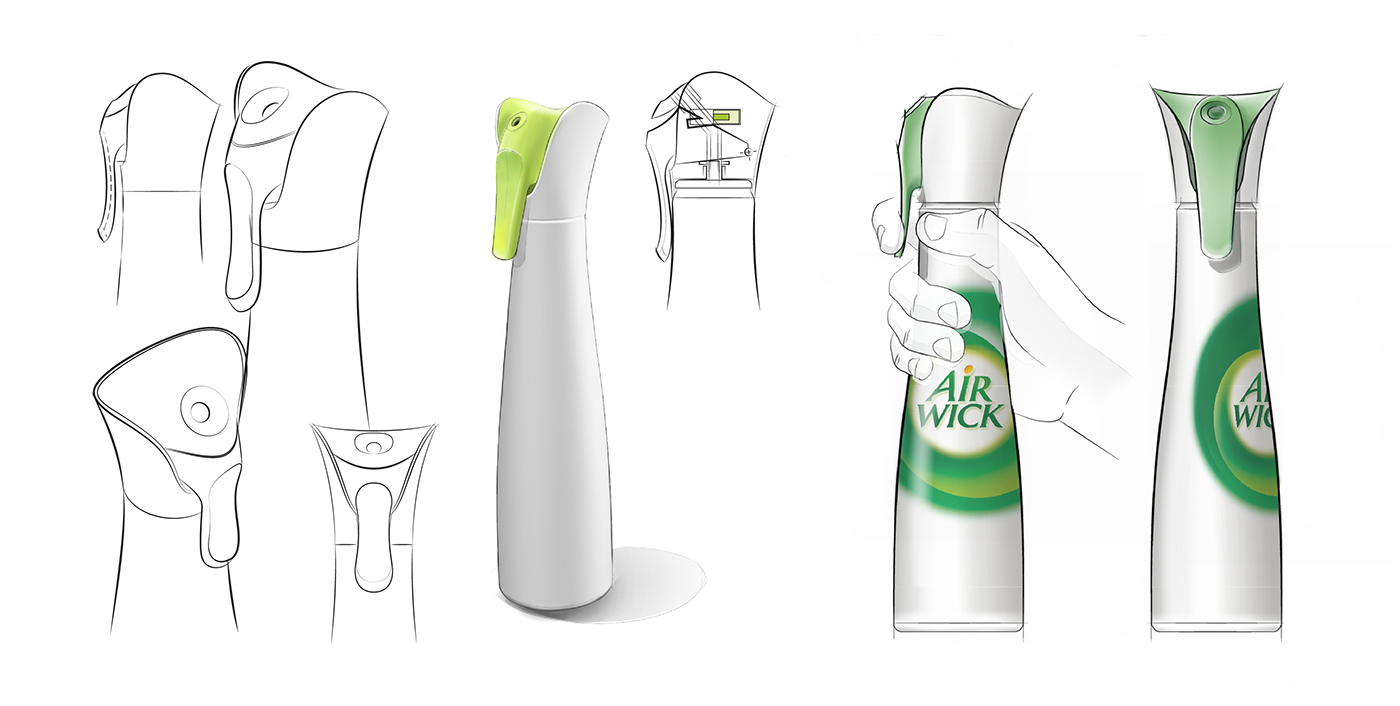 2016if，Air Wick，Sprayer，Ergonomics，