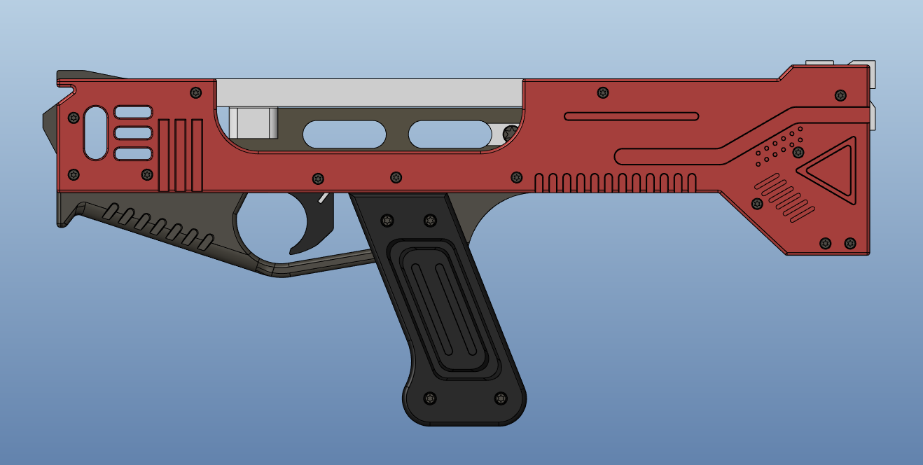 Continuous rubber band gun，gun，Outdoor toys，Field CS，