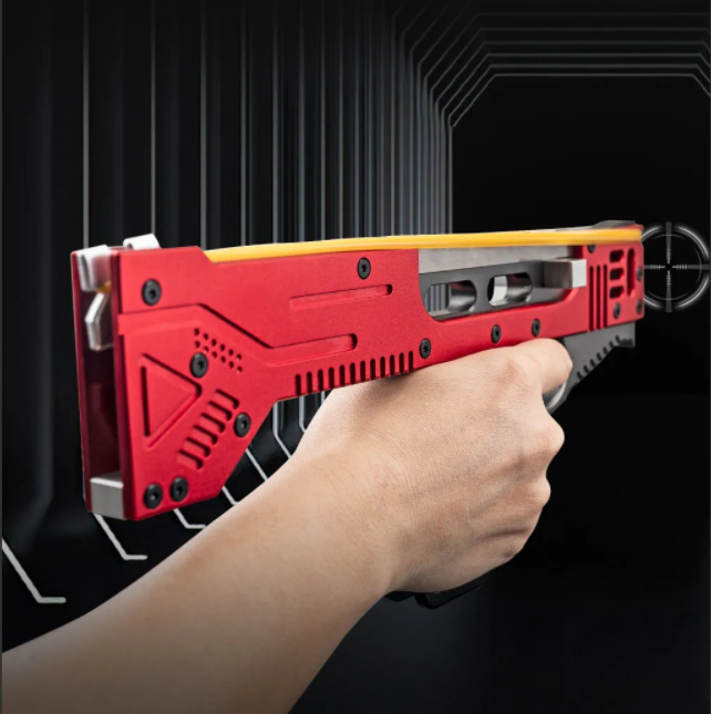 Continuous rubber band gun，gun，Outdoor toys，Field CS，