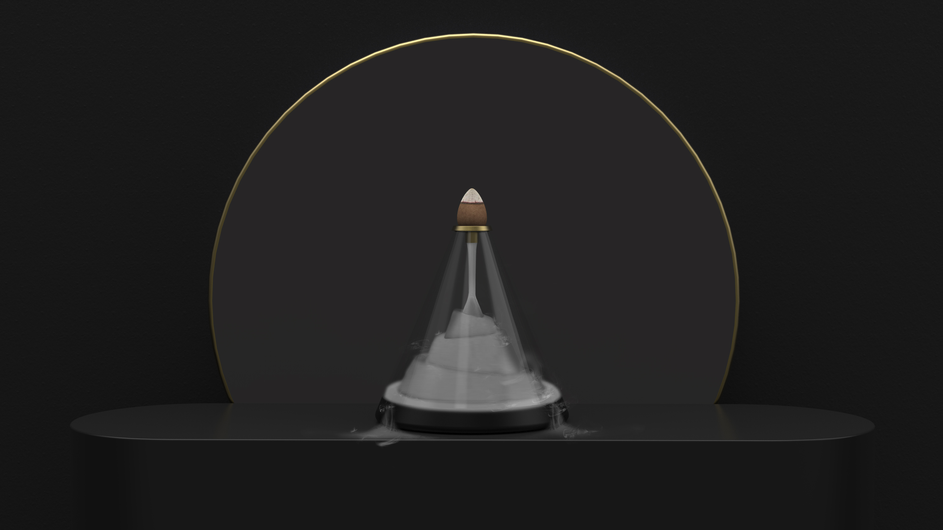 Cultural creation, stationery, backflow incense，