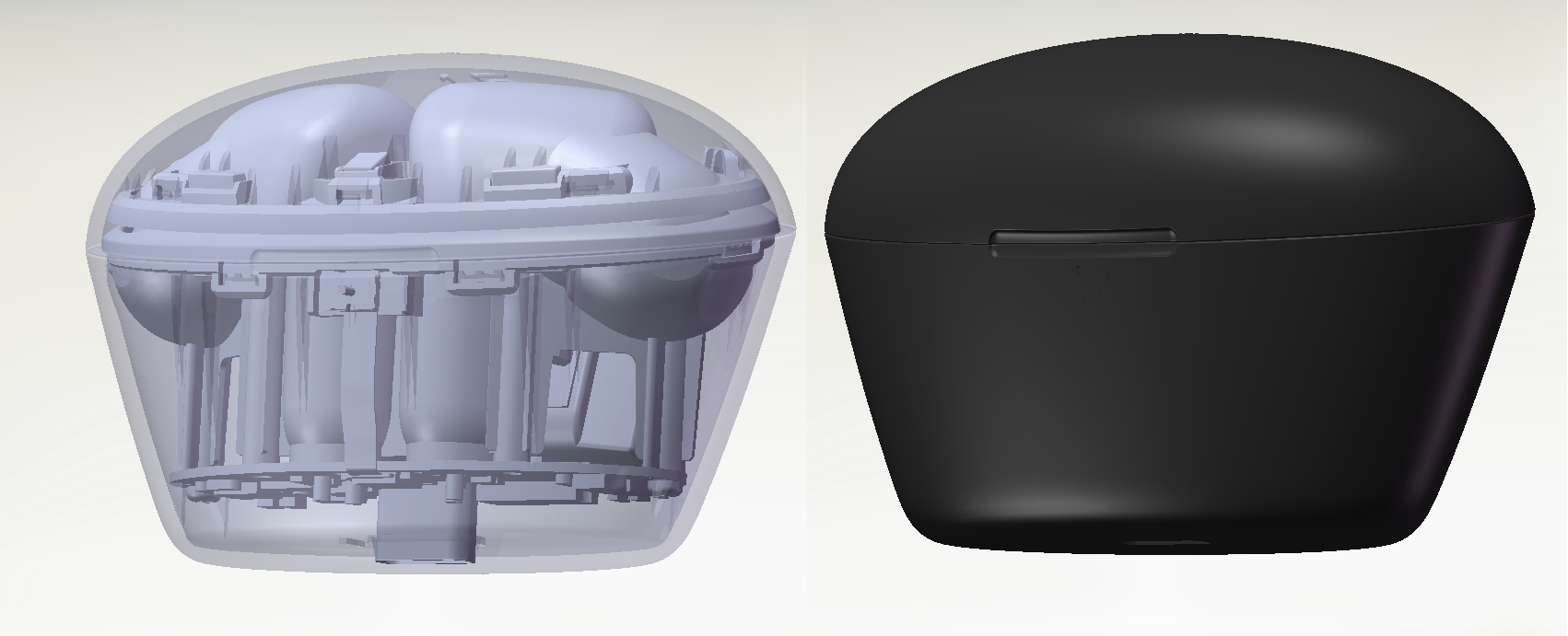 TWS headset，Structural design，3C products，Electronics，headset，product design，audio frequency，Charging box，