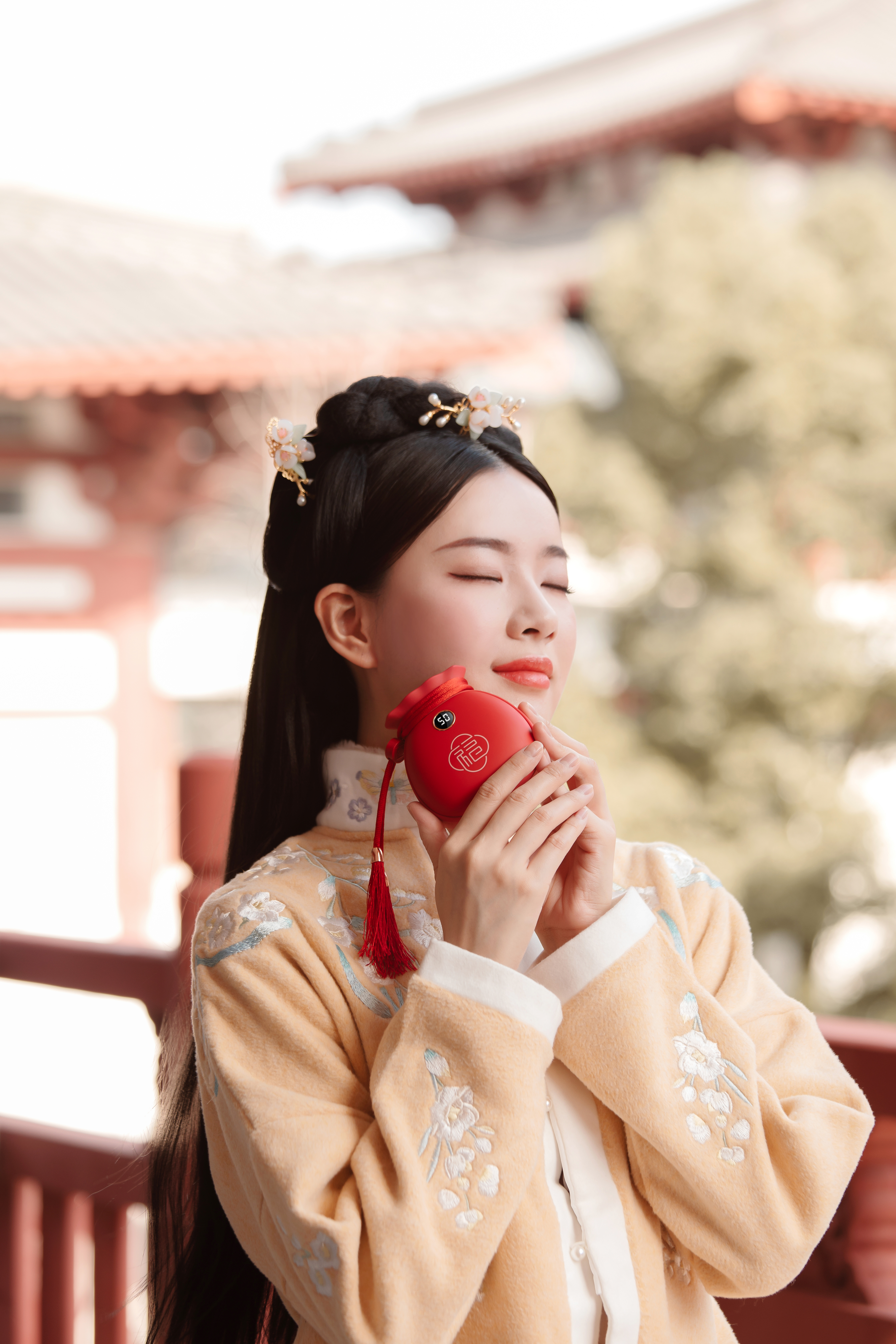 Warm hand treasure - power treasure - Guochao - light luxury - exquisite，