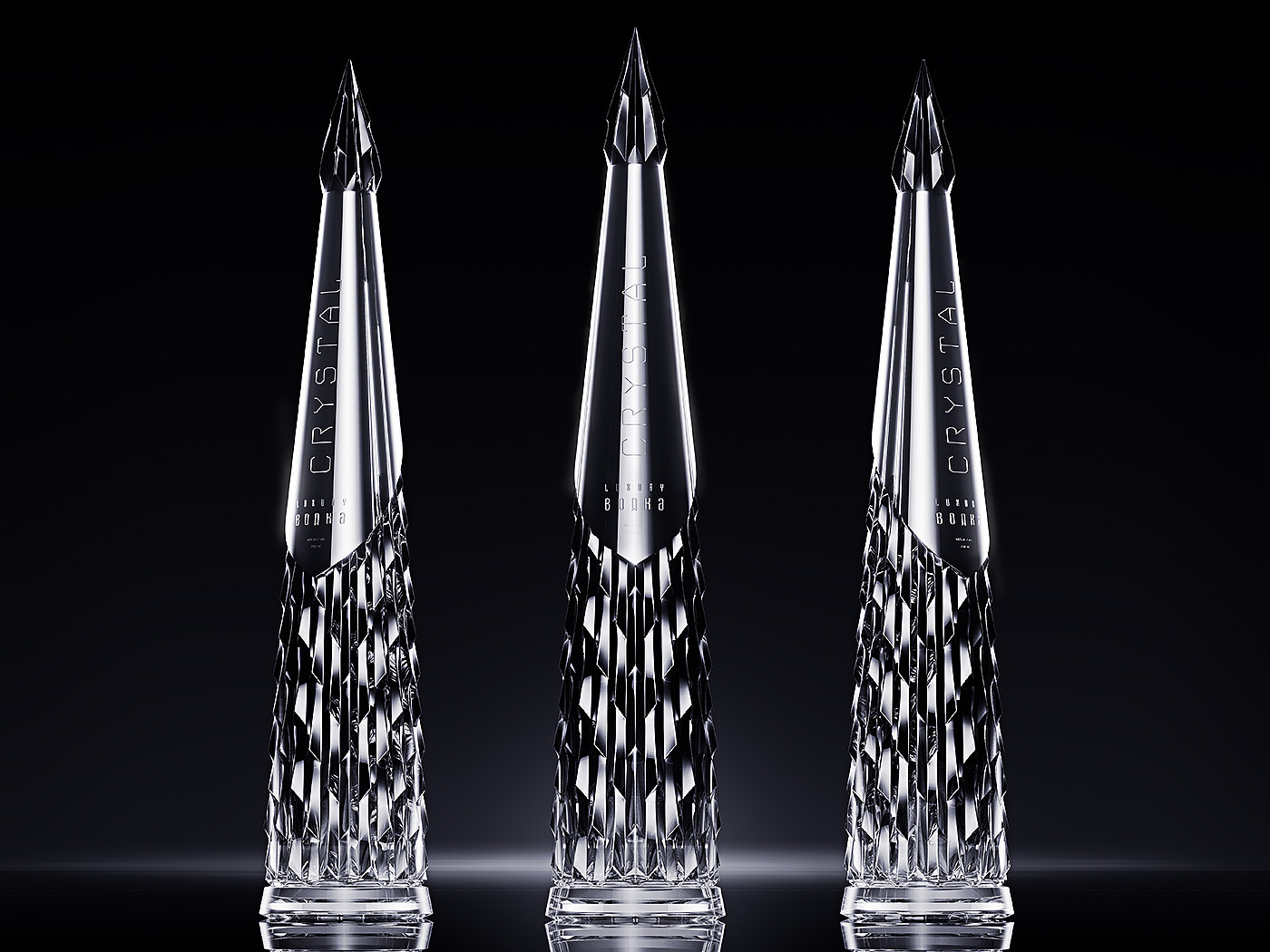 Crystal Vodka，Crystal vodka，Alcohol，packing design，