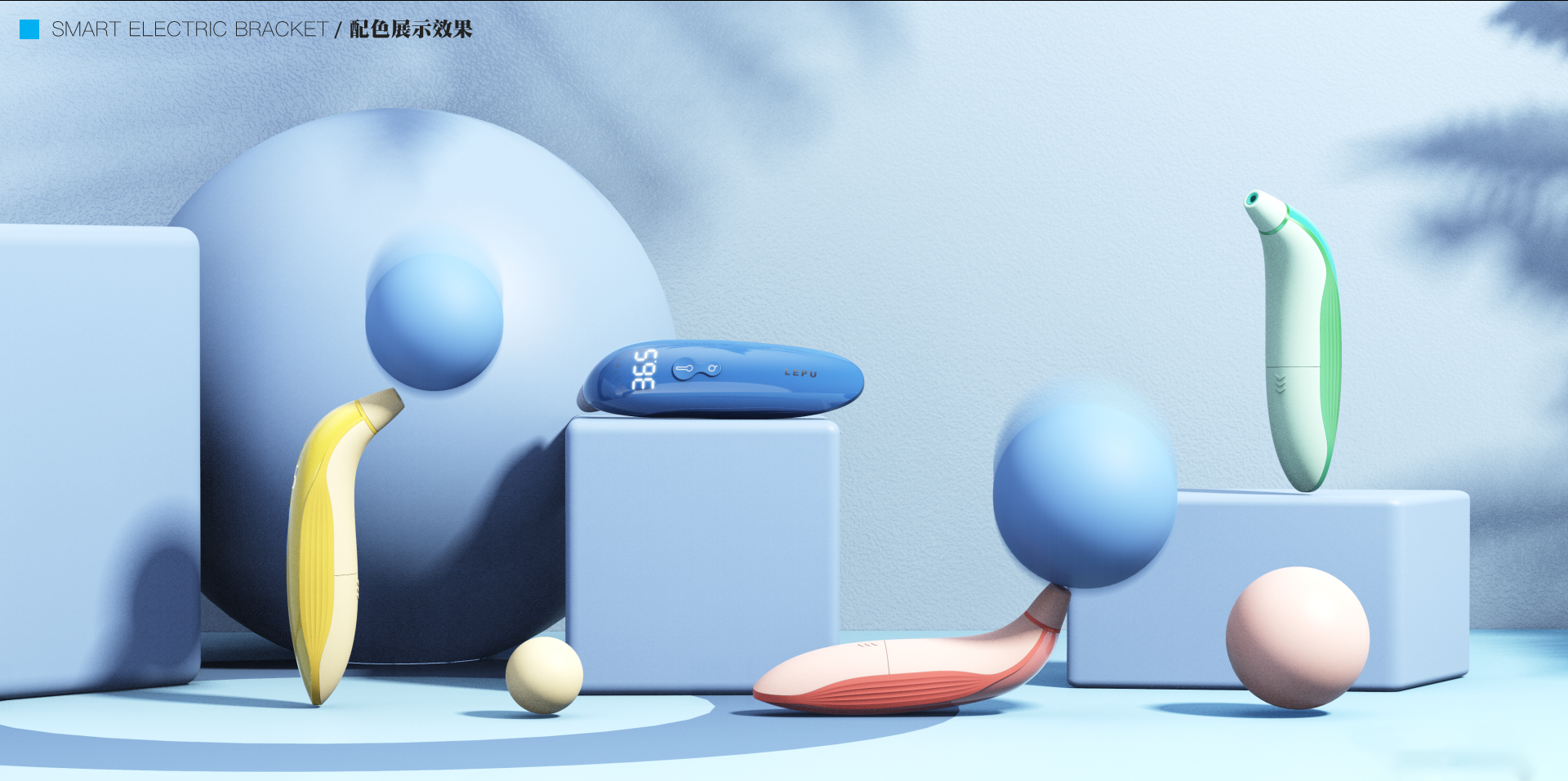 Ear frontal temperature gun，medical apparatus and instruments，Handheld device，household，