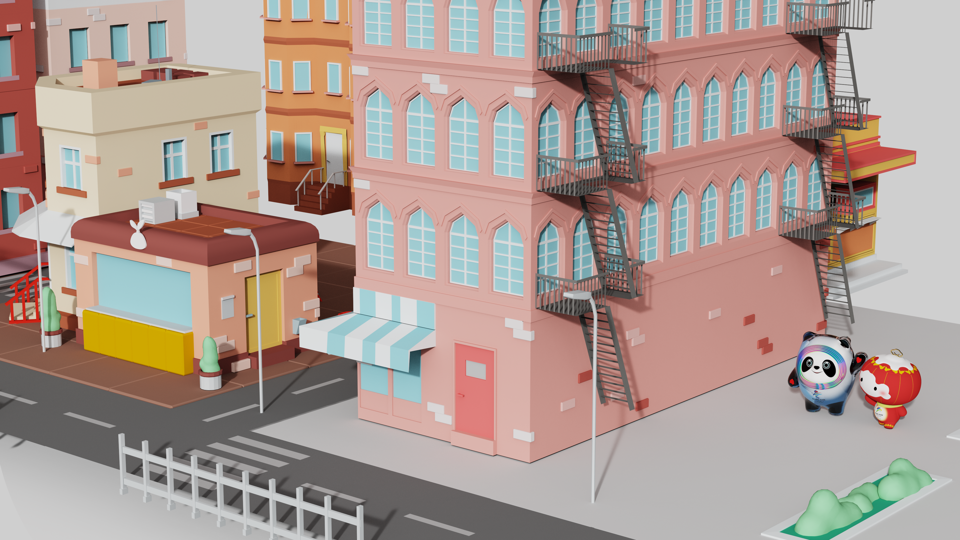 Mascot of 2022 Beijing Winter Olympic Games，