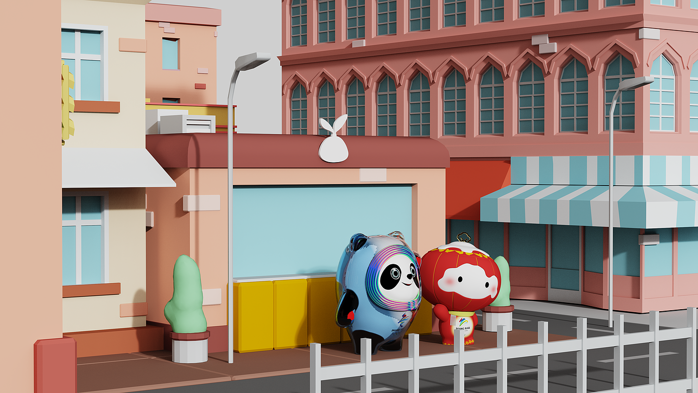 Mascot of 2022 Beijing Winter Olympic Games，