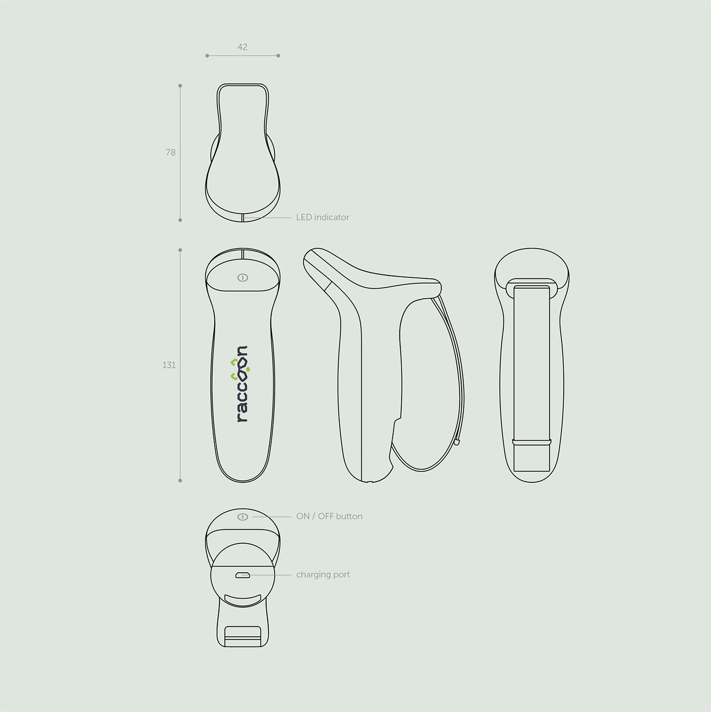 Ivan Shmatko，RACCOON，product design，Hand physical rehabilitation device，artificial intelligence，