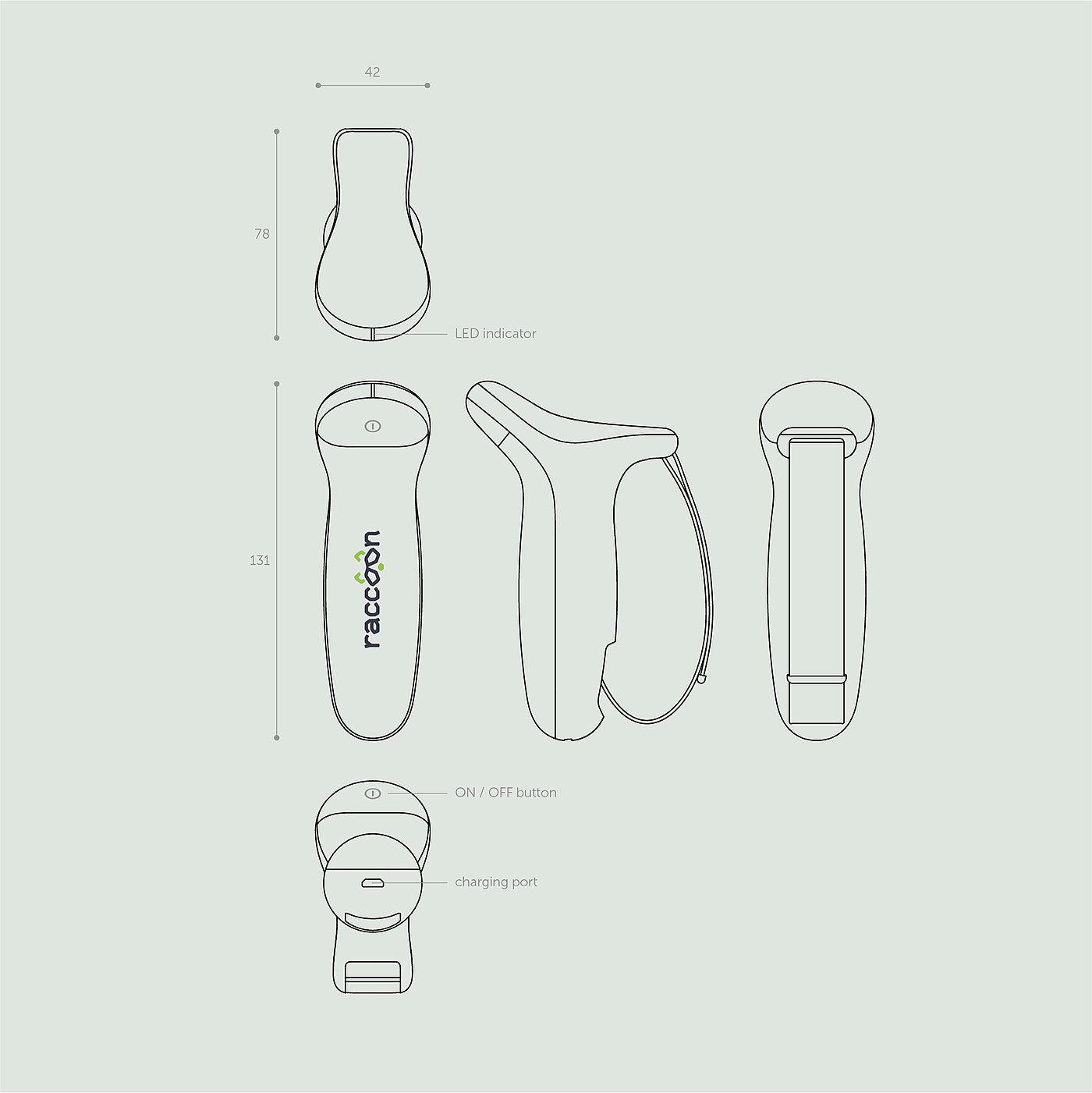 Ivan Shmatko，RACCOON，product design，Hand physical rehabilitation device，artificial intelligence，