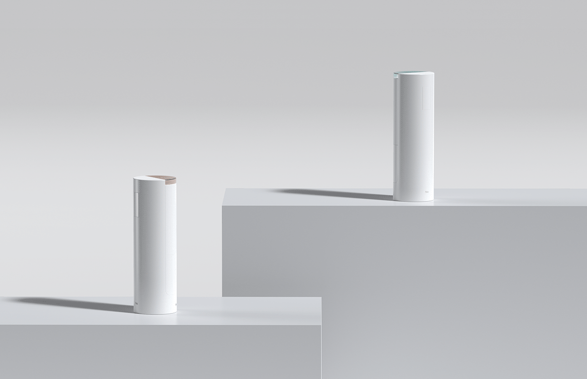 Waia，Pure，Water purifier，filter，Modern design，Usability design，