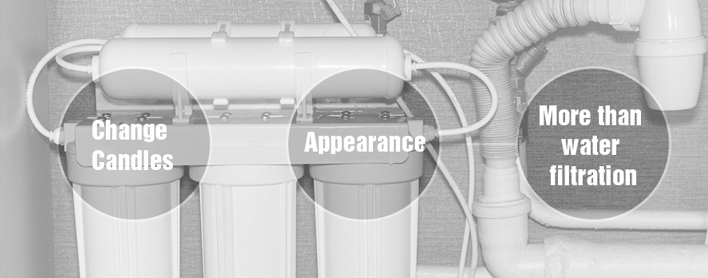 Waia，Pure，Water purifier，filter，Modern design，Usability design，