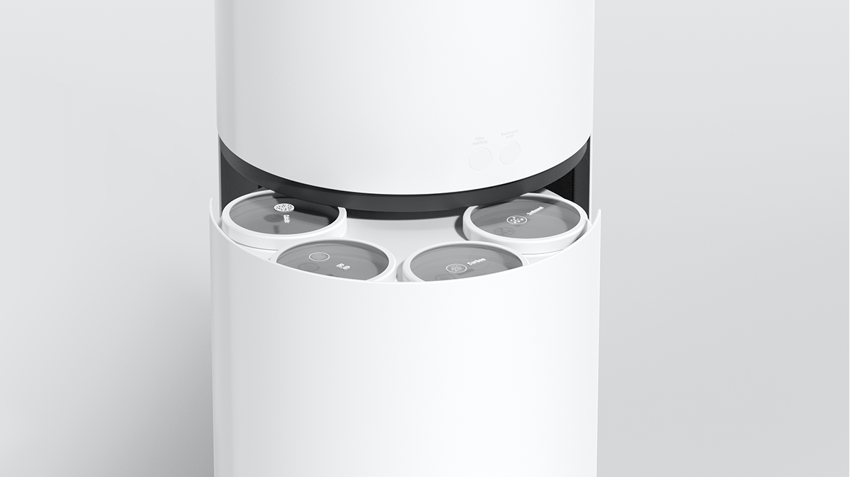 Waia，Pure，Water purifier，filter，Modern design，Usability design，