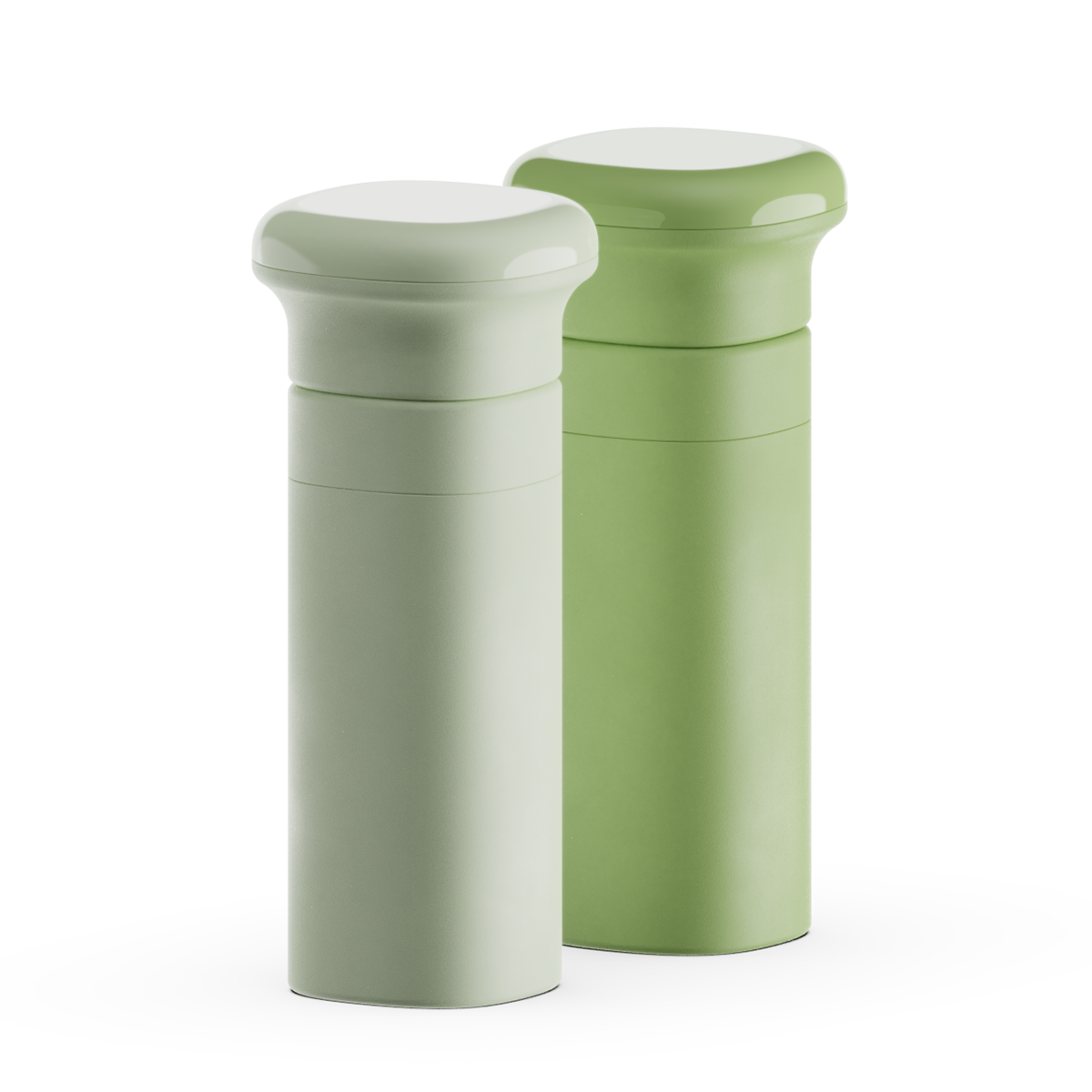 Francesco Brunetti，Duo，product design，Spice Grinder，Minimalist design ，Frosted ceramics，