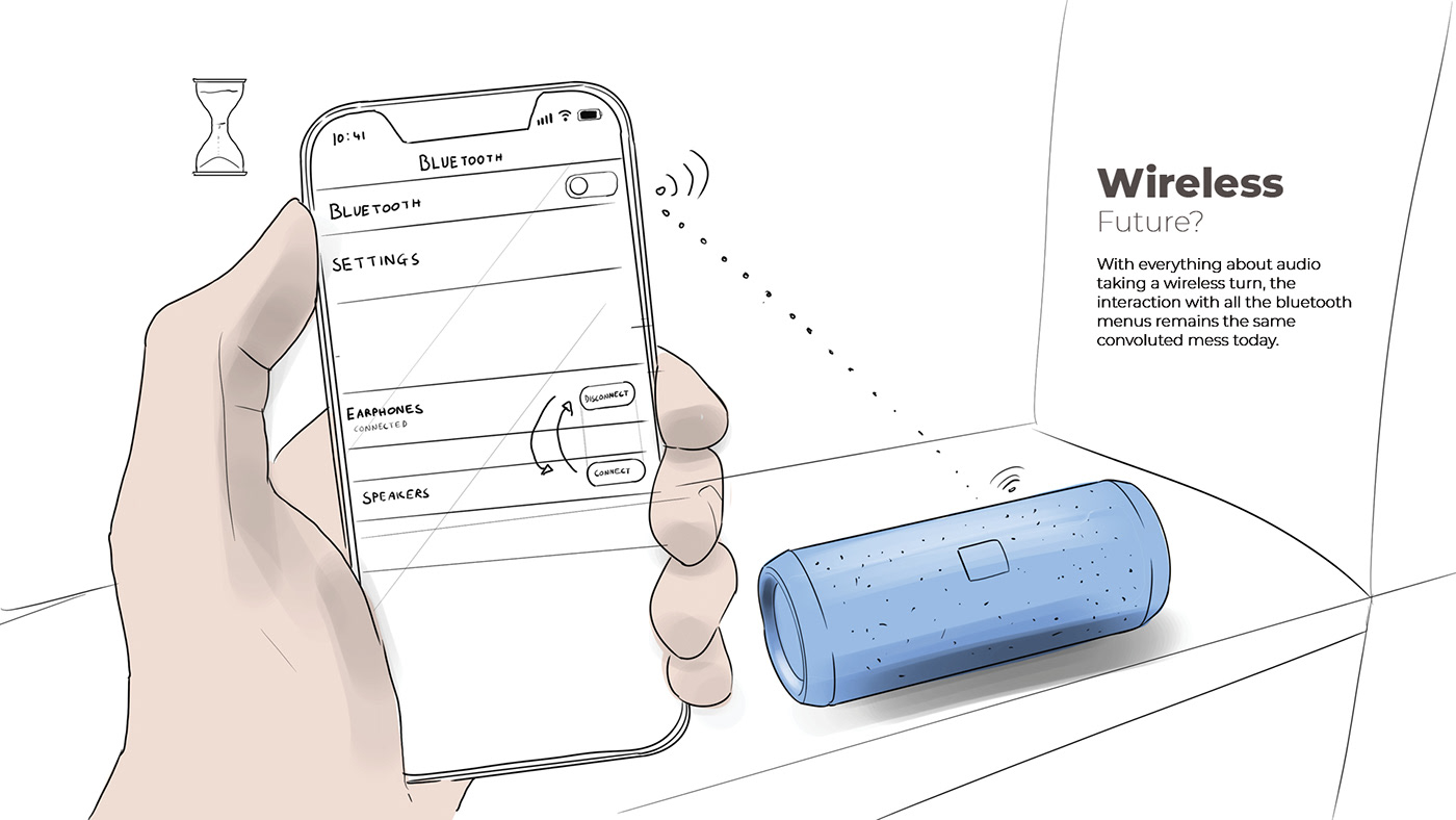 PLUS / NEST，Experience design，Magnetic design，Wireless charging，Deepanjan Sinha，Earphone design，