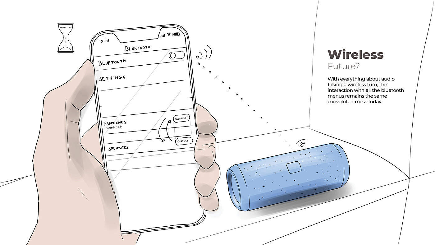 PLUS / NEST，Experience design，Magnetic design，Wireless charging，Deepanjan Sinha，Earphone design，