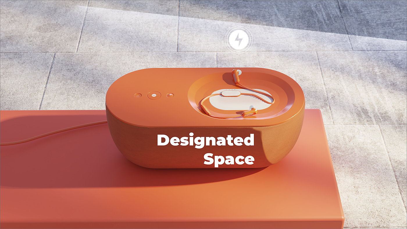 PLUS / NEST，Experience design，Magnetic design，Wireless charging，Deepanjan Sinha，Earphone design，