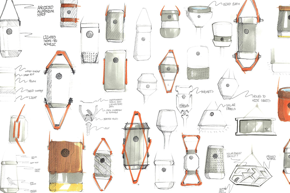 Bird's nest，Wildlife protection，product design，Creative bird house，