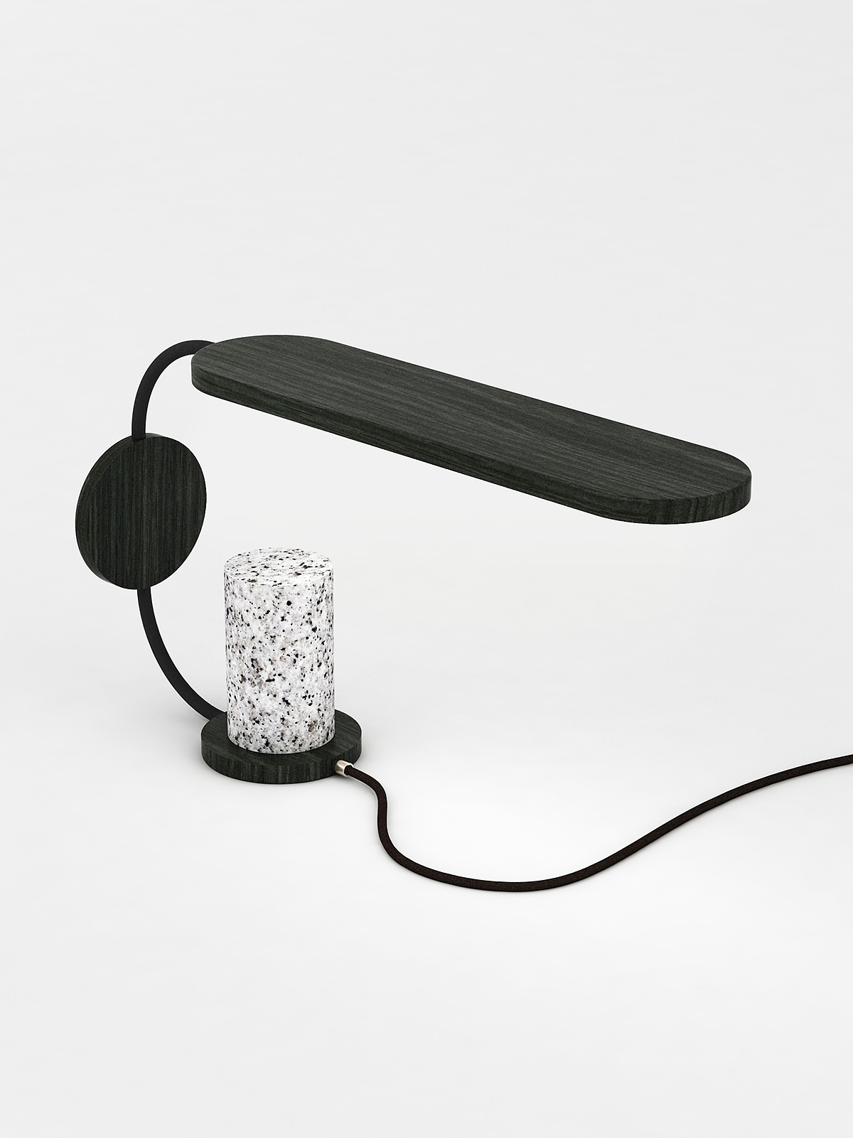 Desk lamp，product design，Stationery，Creative stone table lamp，