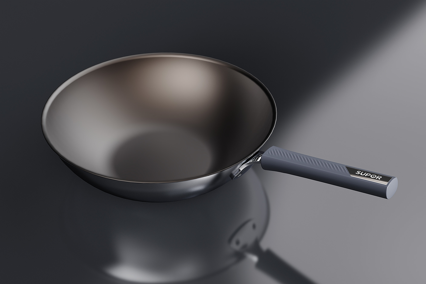 SUPOR，Wok，Titanium，Stainless steel pot，SUPER，cooker，China design intelligent manufacturing Award，Titanium，