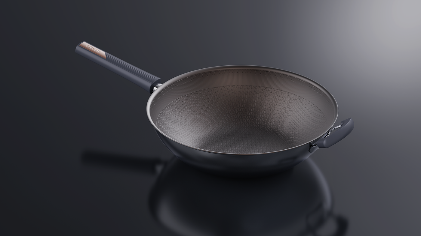 SUPOR，Wok，Titanium，Stainless steel pot，SUPER，cooker，China design intelligent manufacturing Award，Titanium，