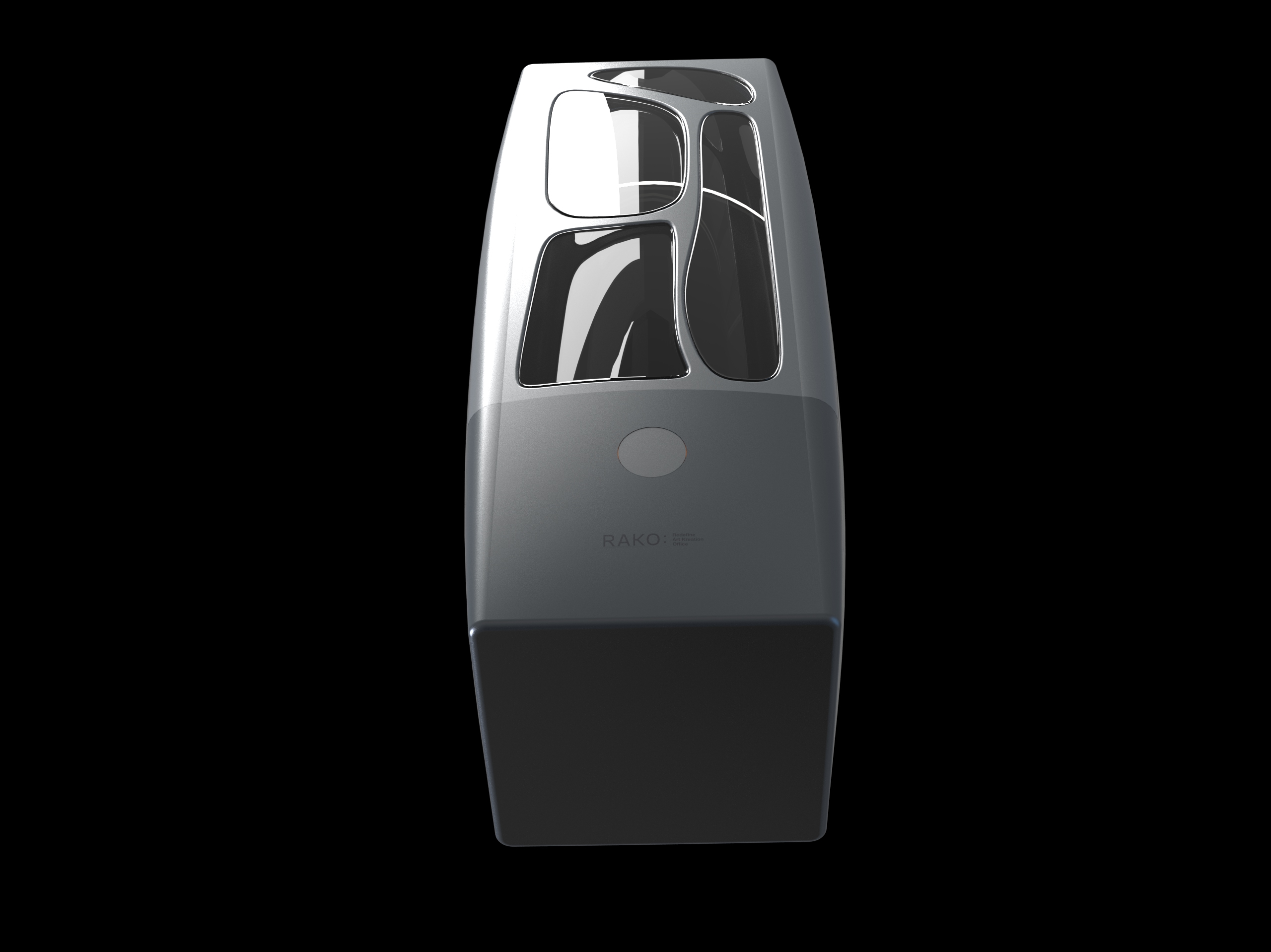 sound，This is sealed with transparent glass, which can be completely hollowed out，