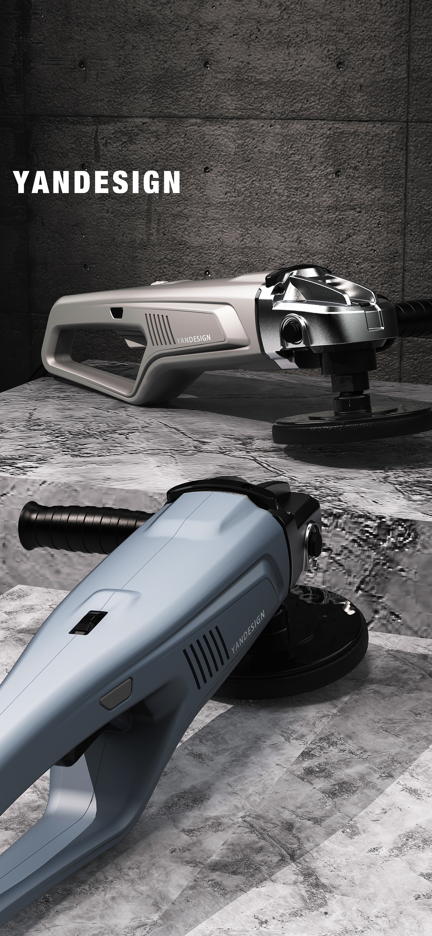 product design，industrial design，Power tool design，Grinder design，