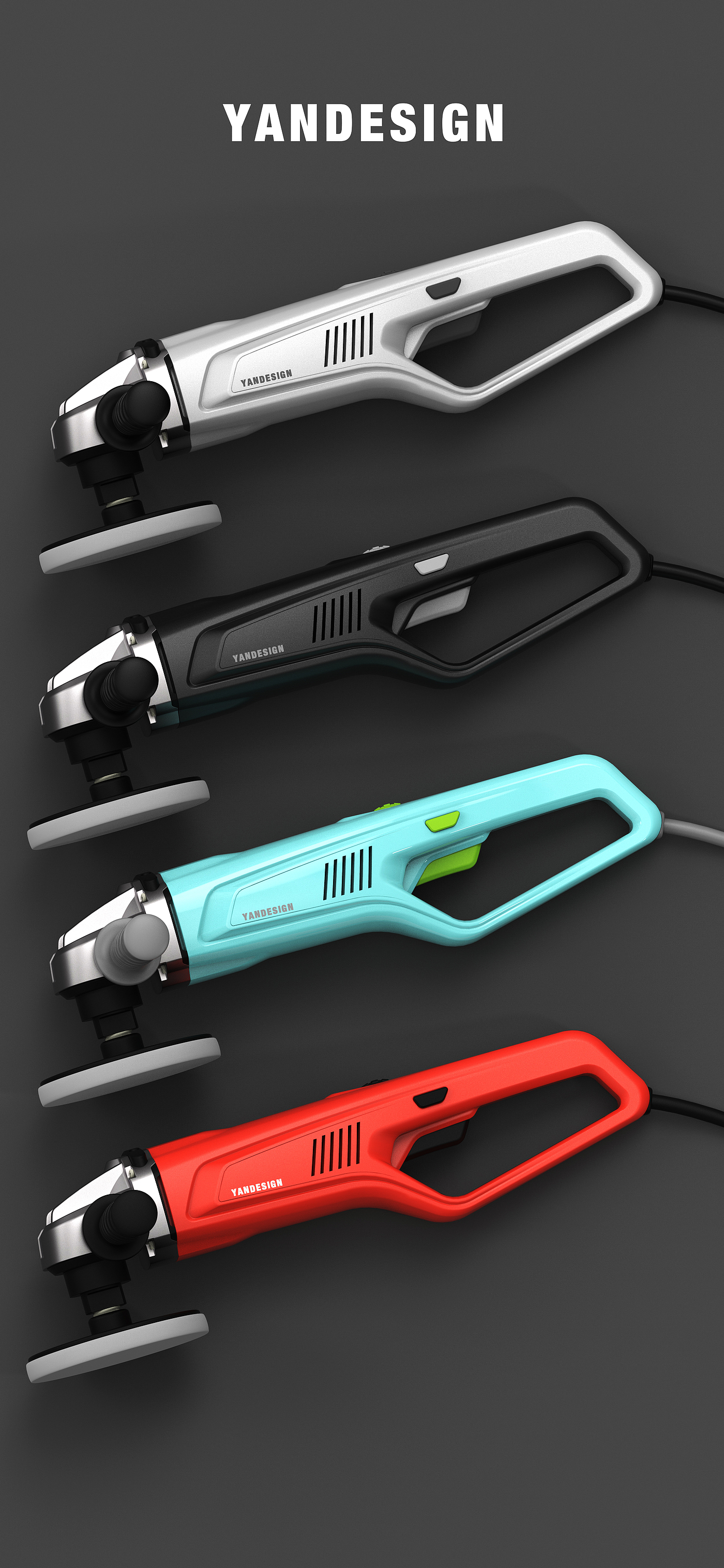 product design，industrial design，Power tool design，Grinder design，
