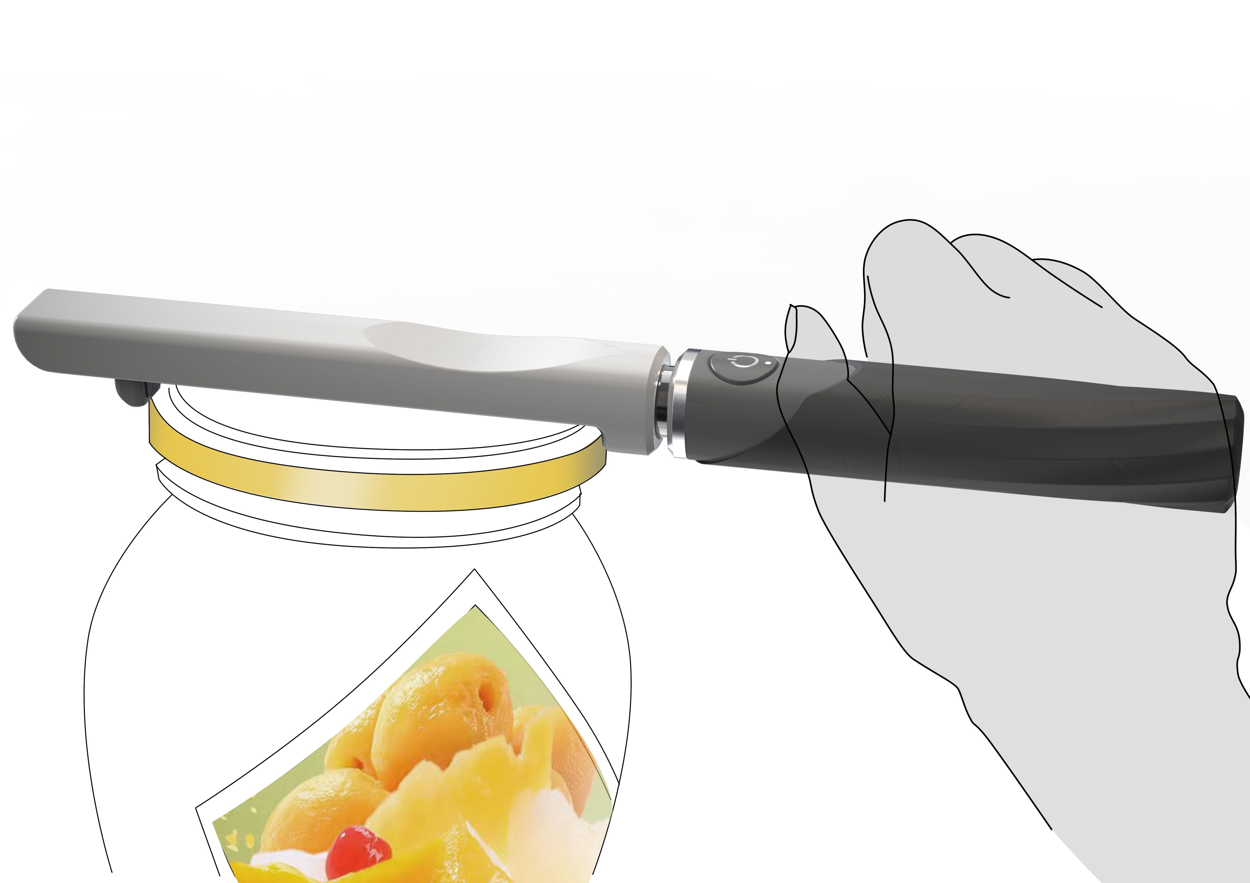 Bottle opener，Canned yellow peach，