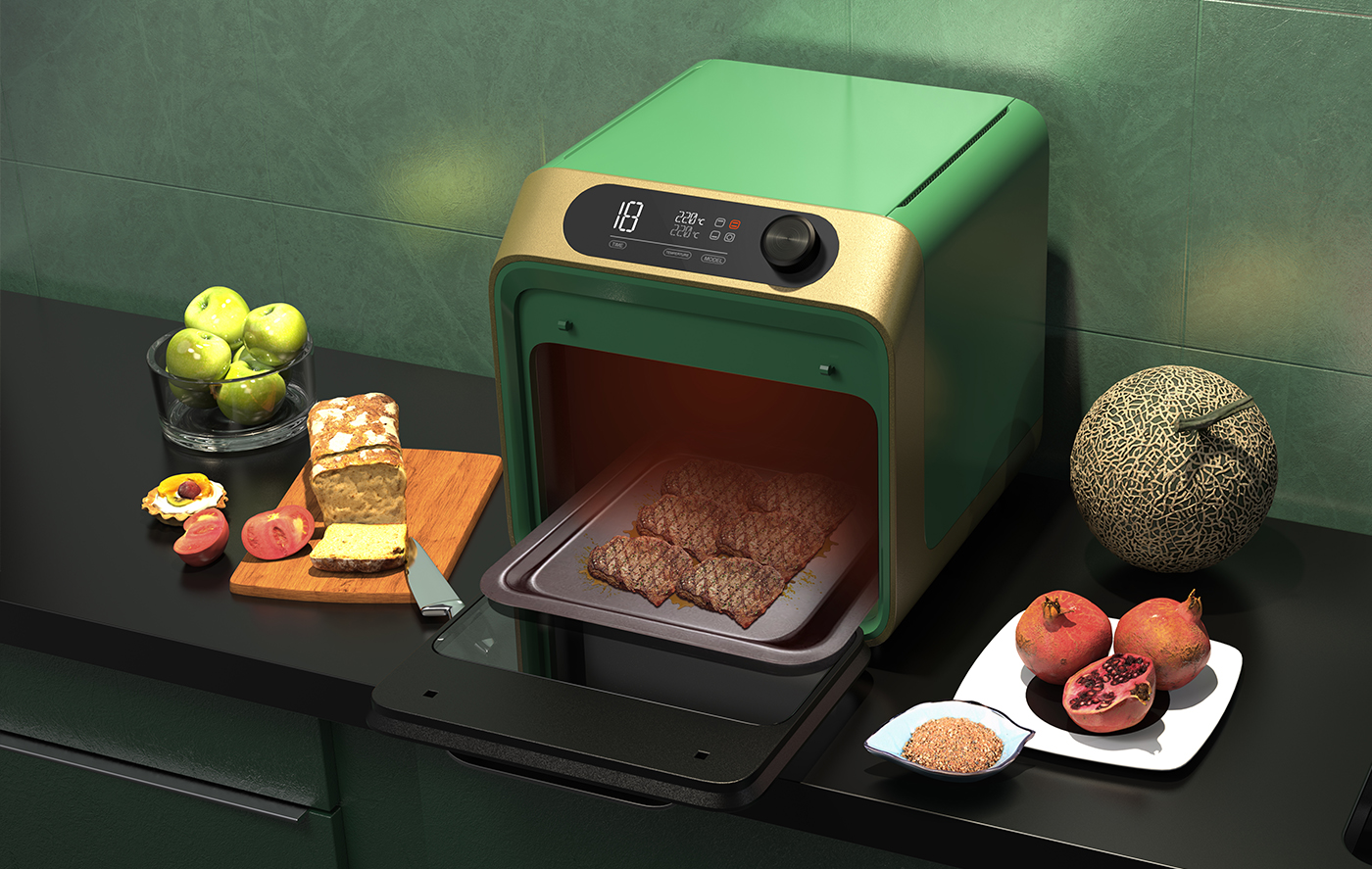 Home appliance design, small home appliances, retro design，