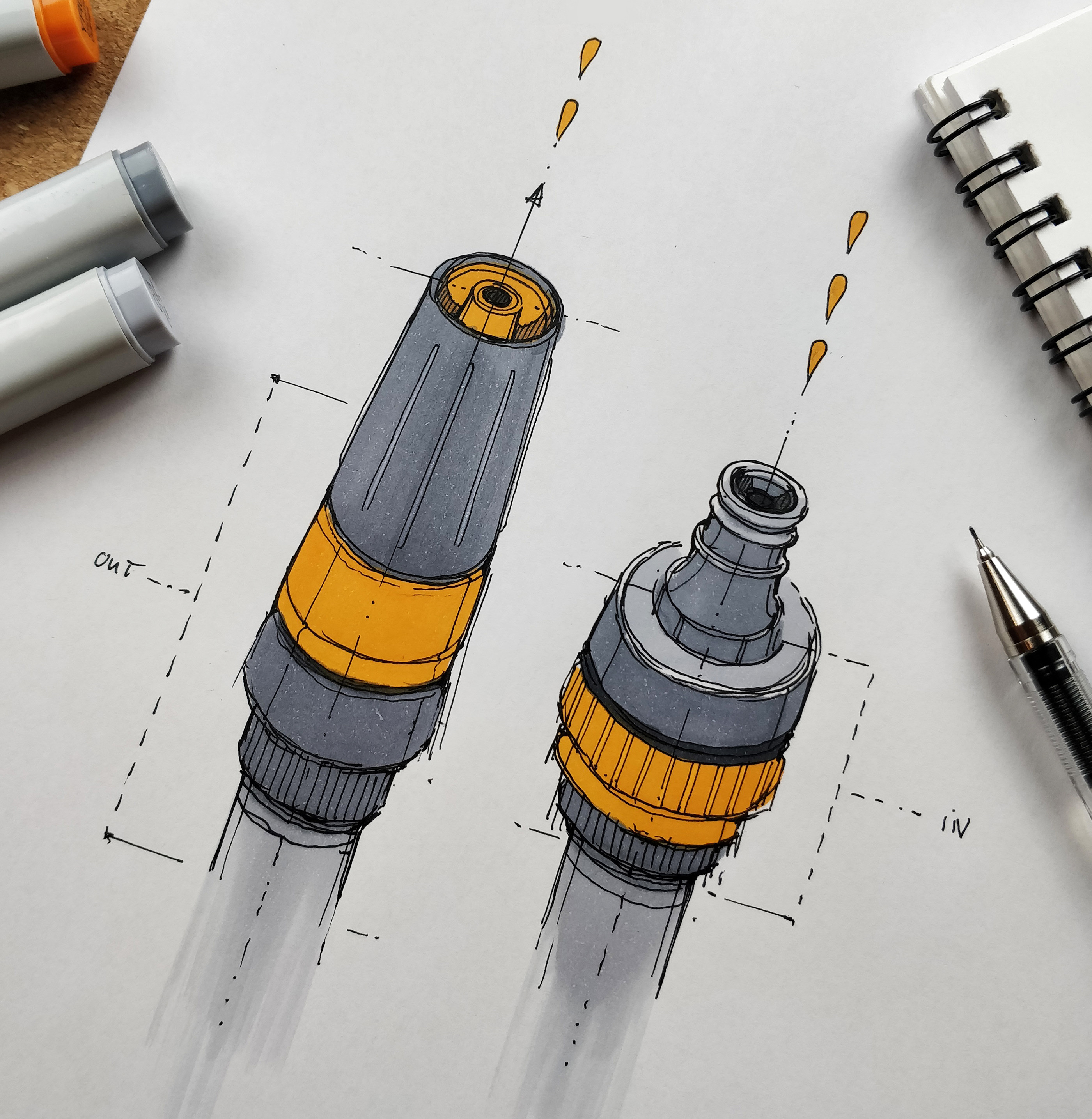 industrial design，Learning sketch，product design，Sketch sketch，